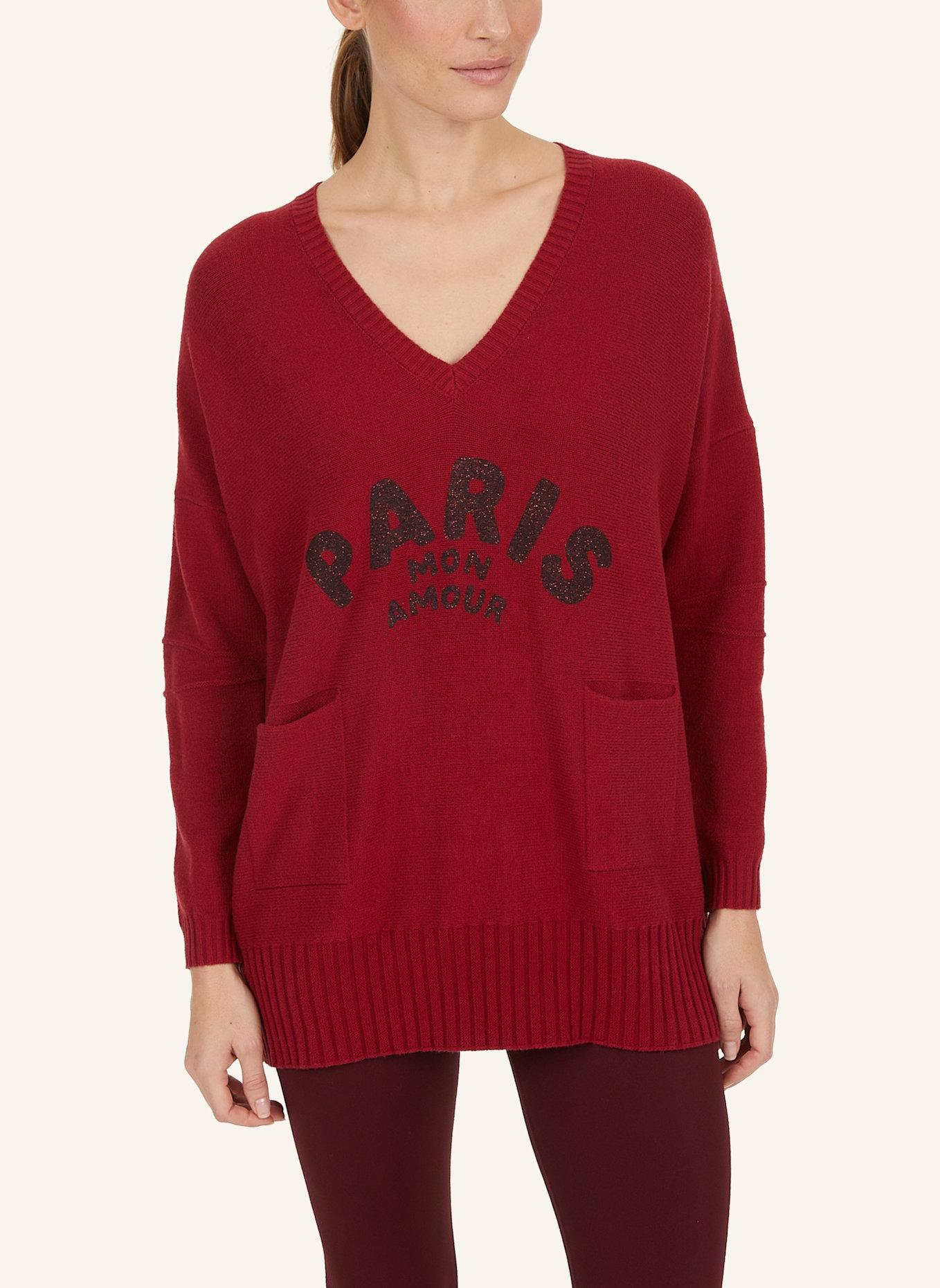 MARC AUREL Pullover: ROT