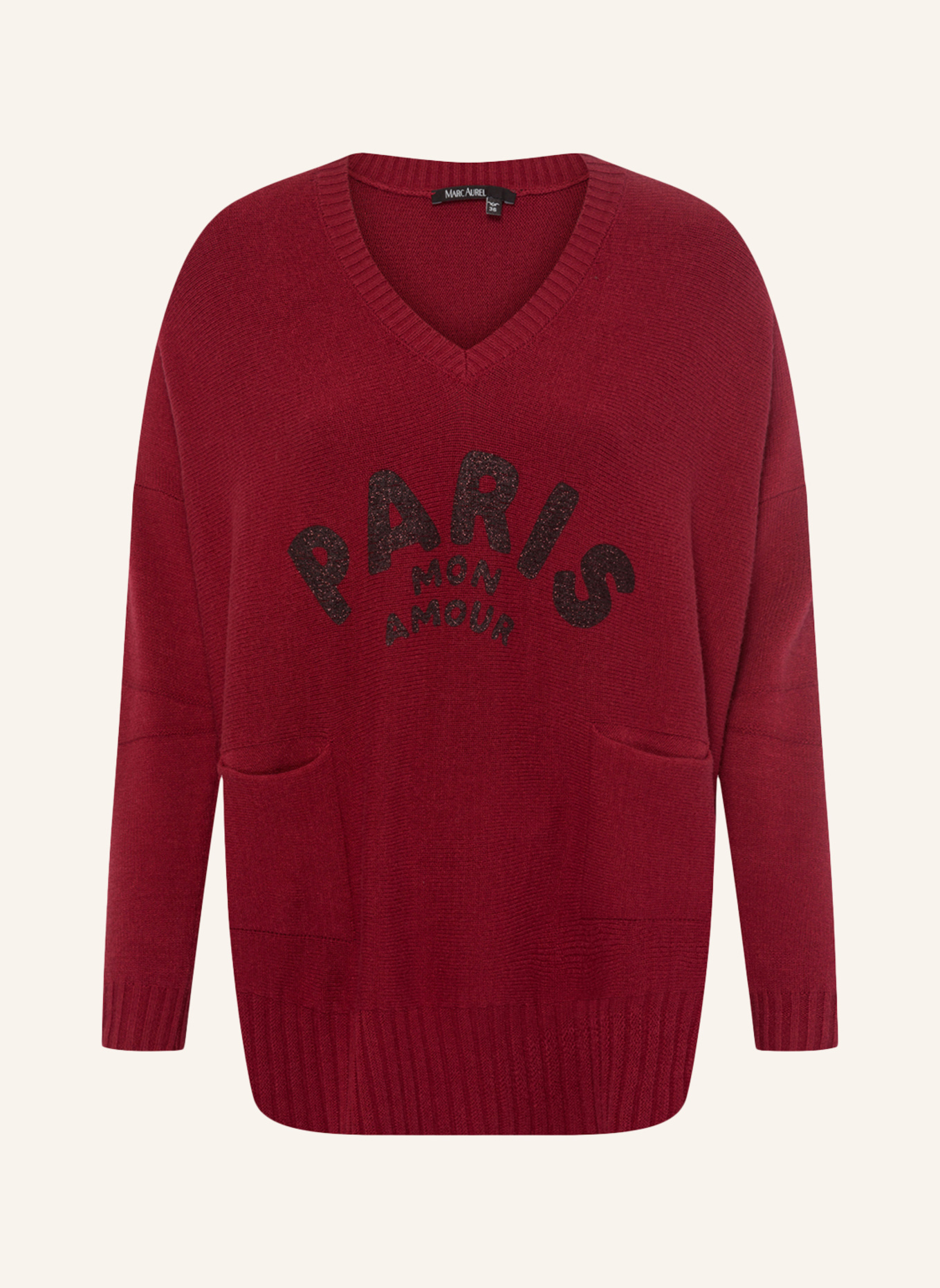 MARC AUREL Pullover: ROT