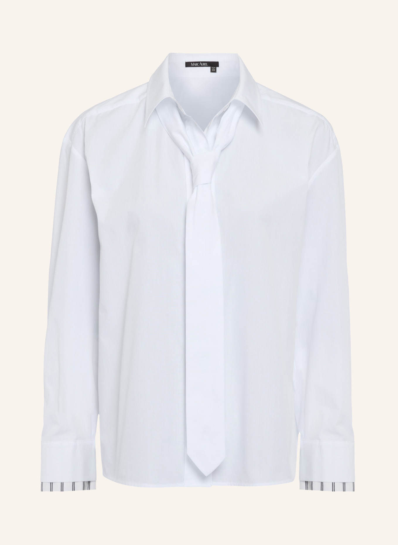 MARC AUREL Hemd: WEISS