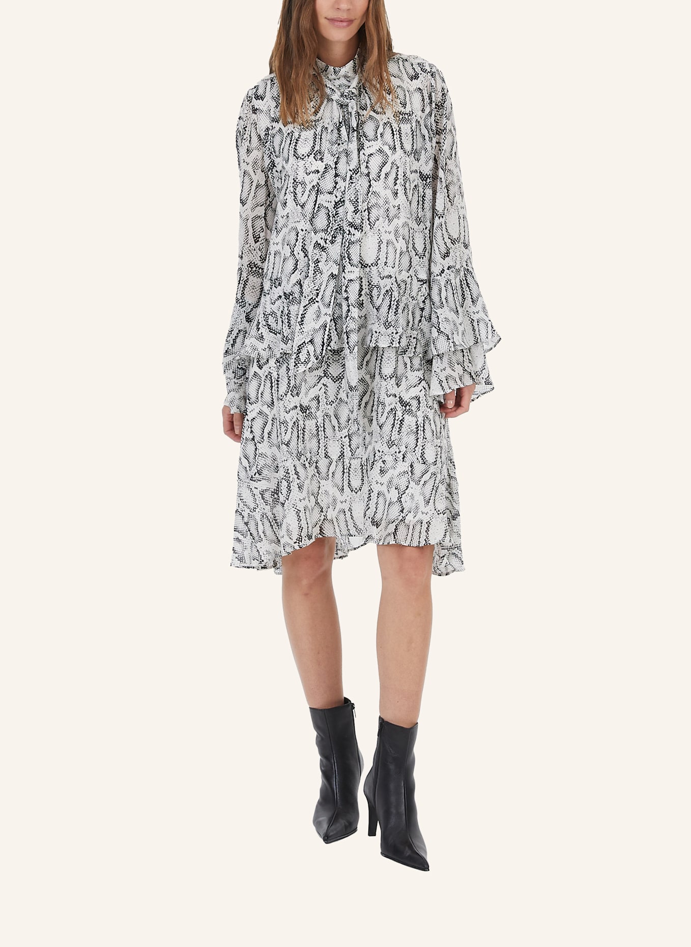 MARC AUREL Kleid: SCHWARZ