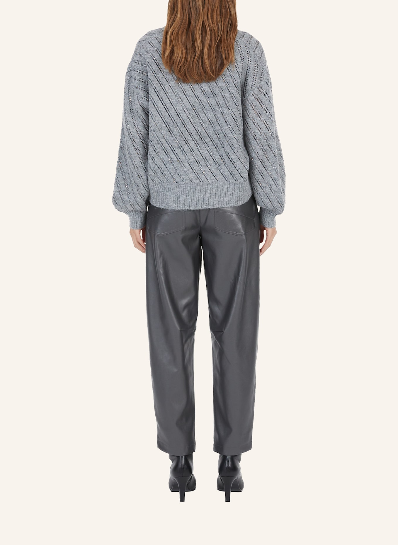 MARC AUREL Hose: SCHWARZ