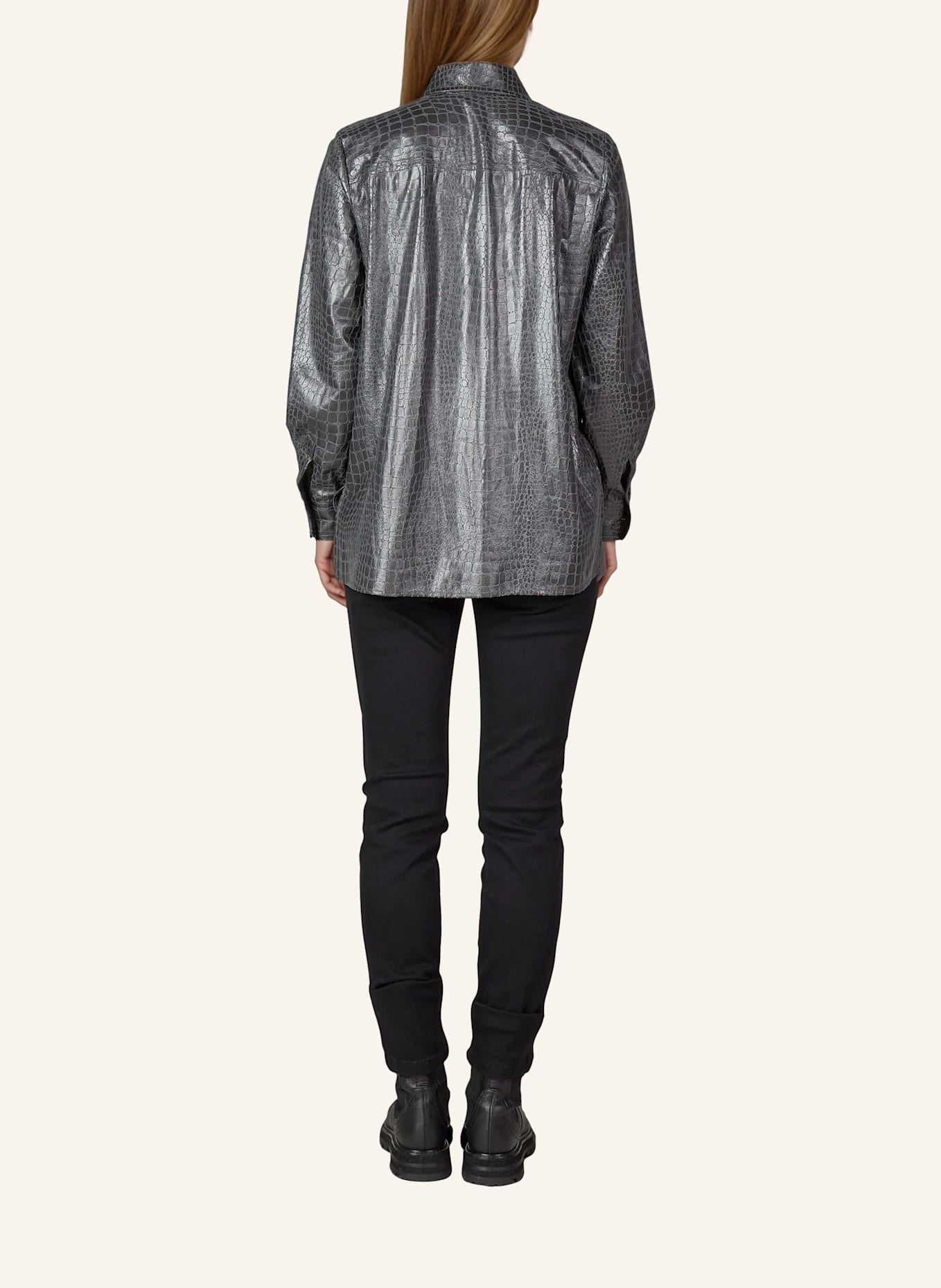 MARC AUREL Überhemd: GRAU