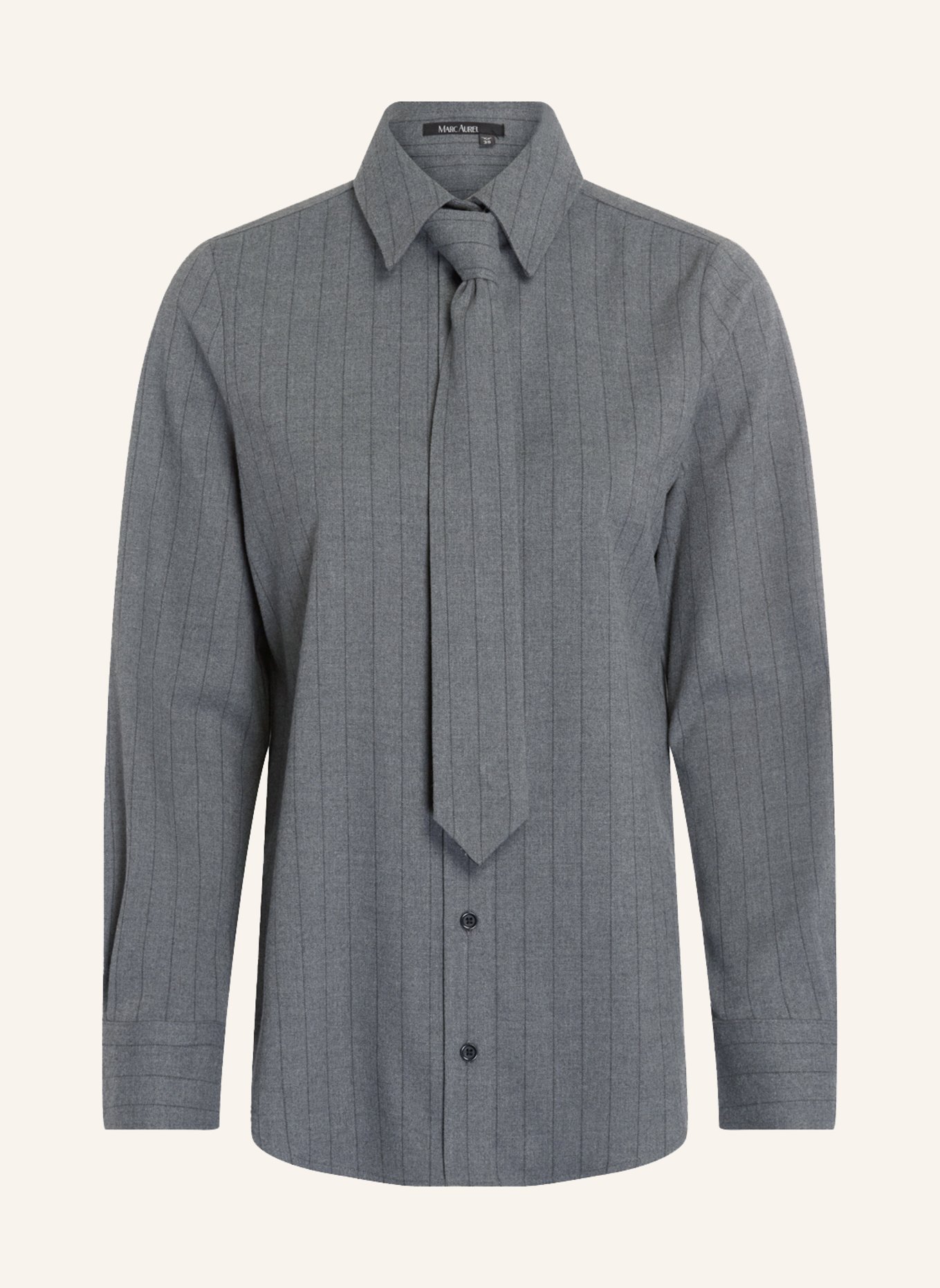 MARC AUREL Hemd: GRAU