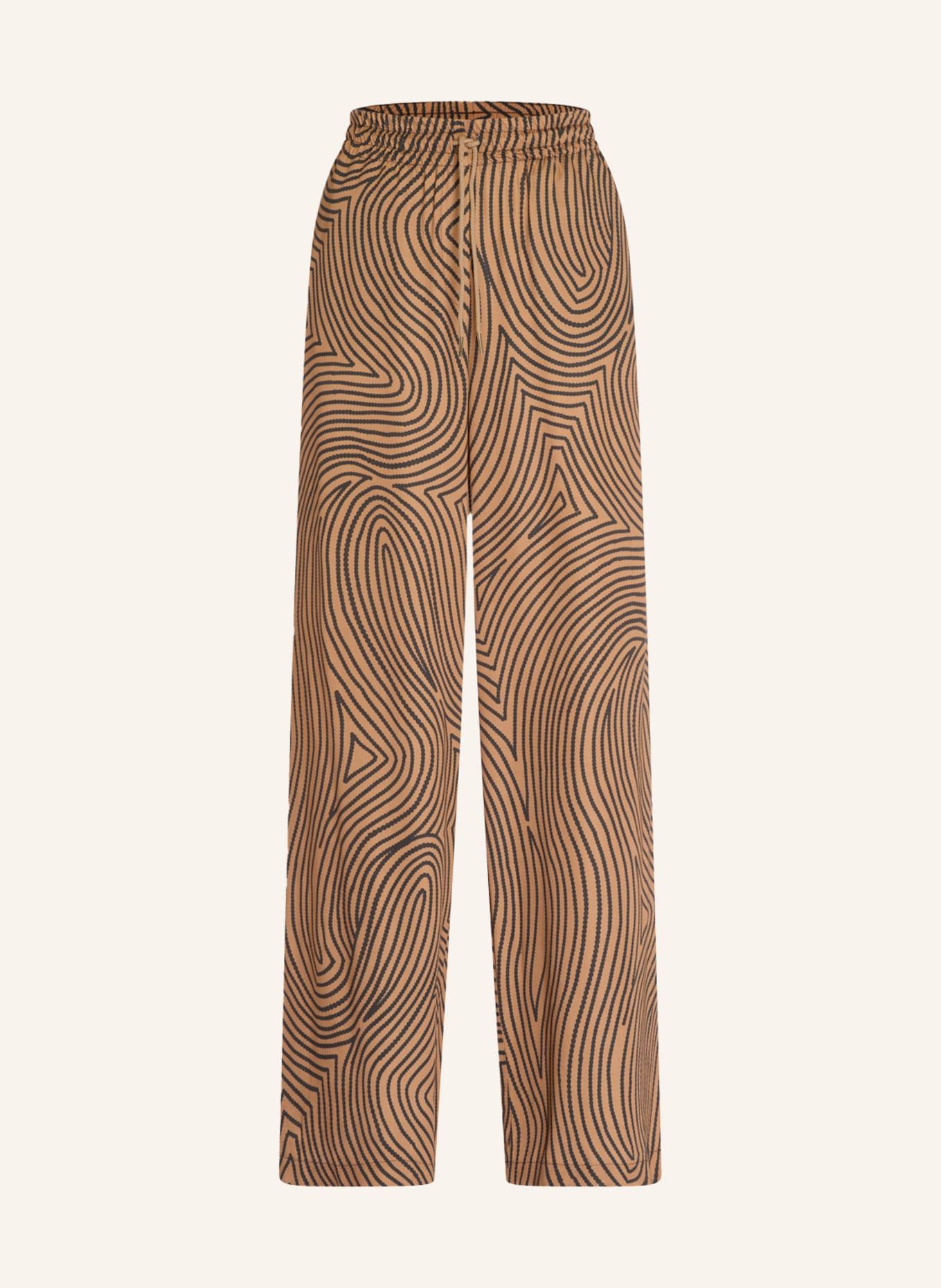 MARC AUREL Pyjamahose: BRAUN