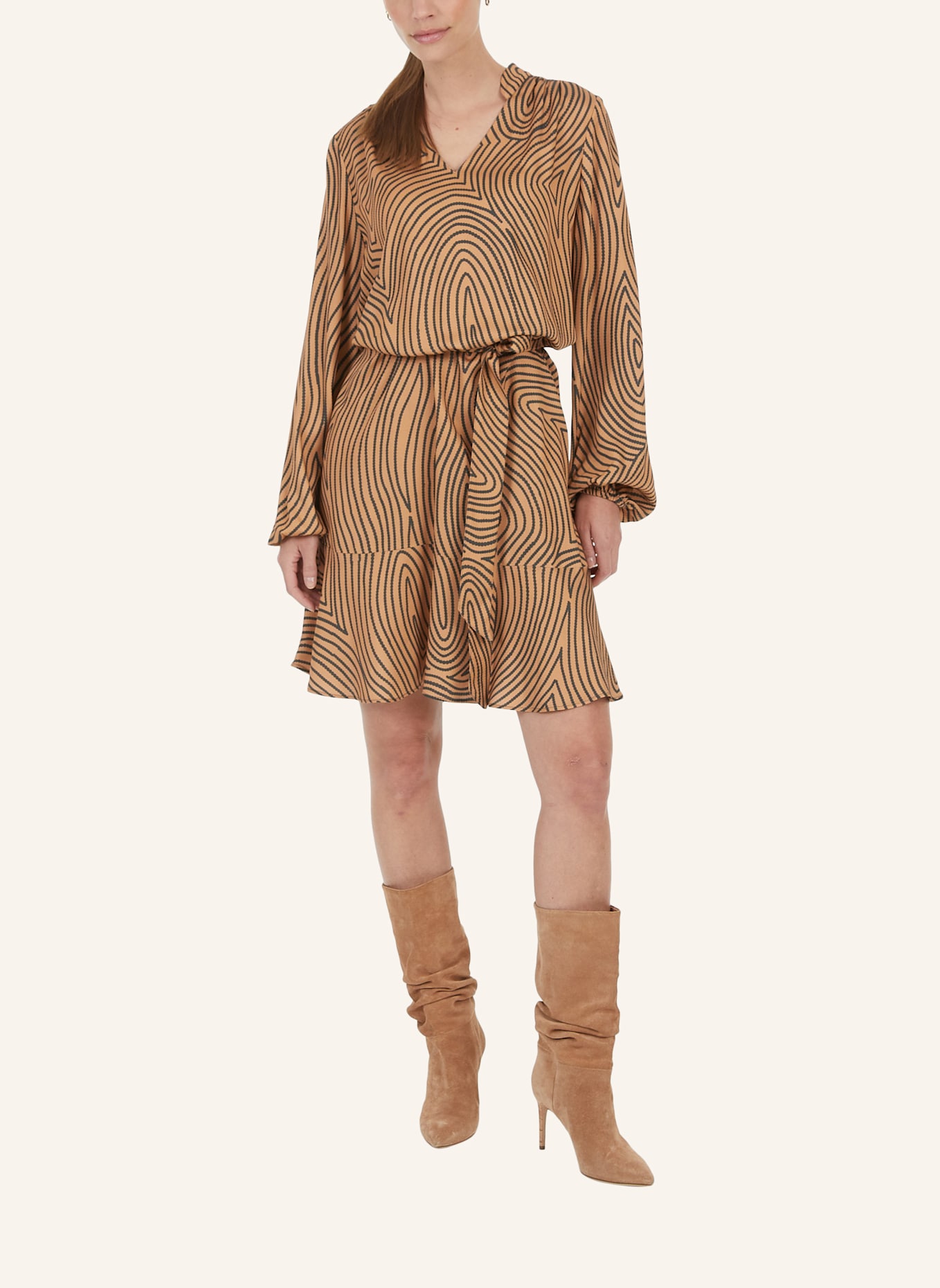 MARC AUREL Kleid: BRAUN