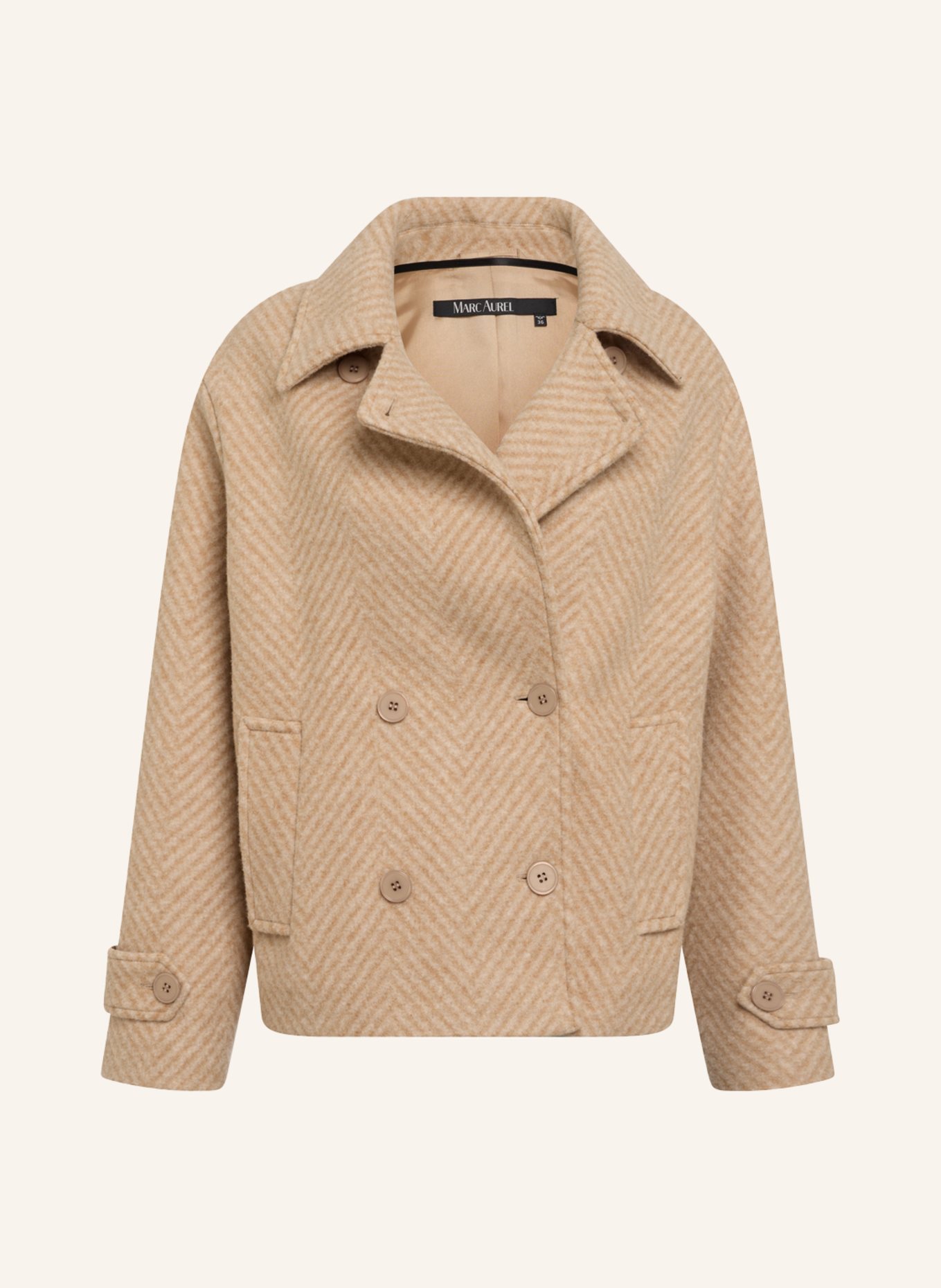 MARC AUREL Cabanjacke: BRAUN