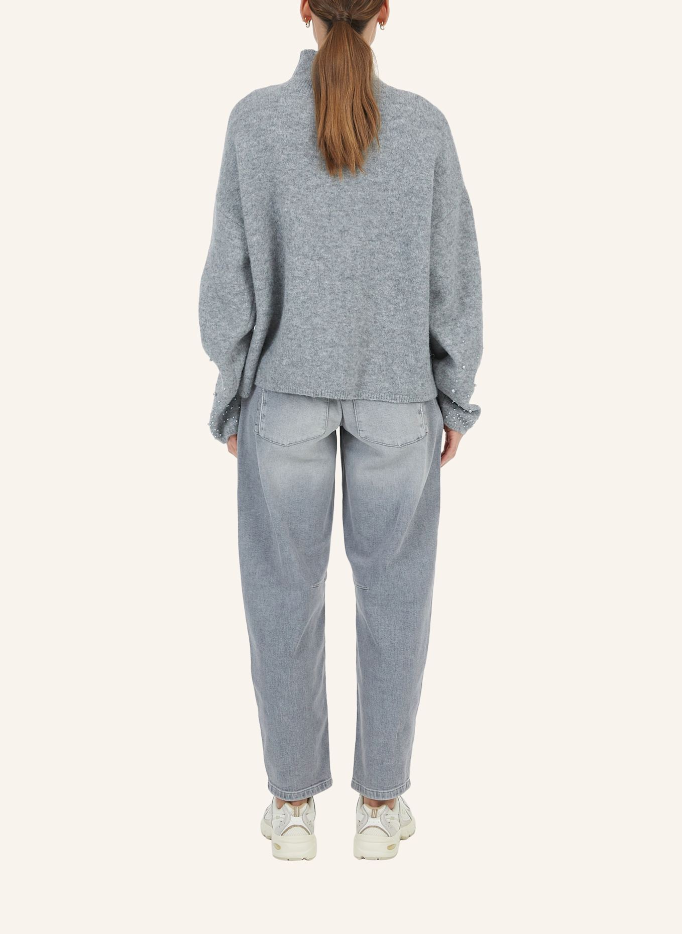MARC AUREL Pullover: GRAU