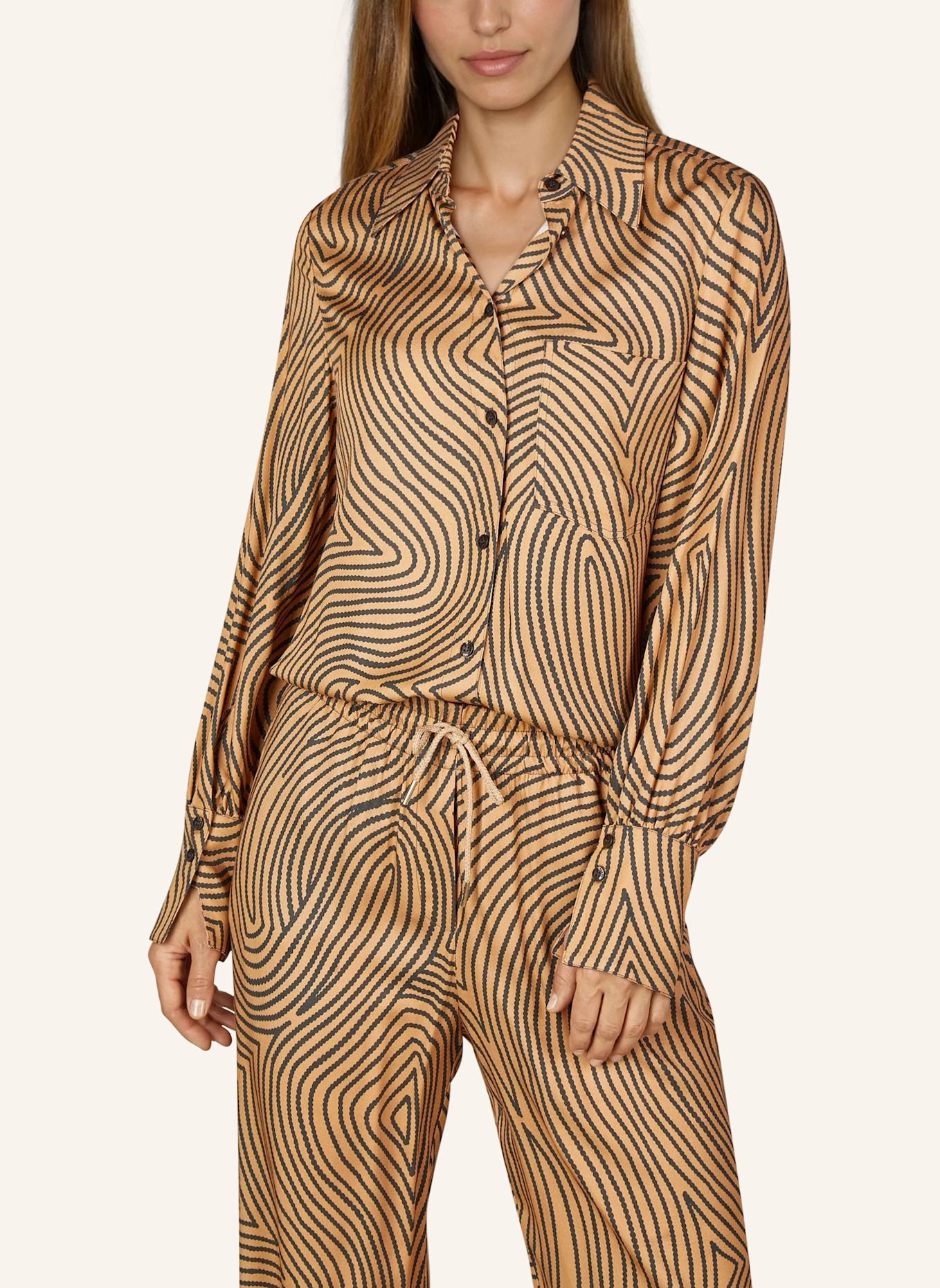 MARC AUREL Bluse: BRAUN