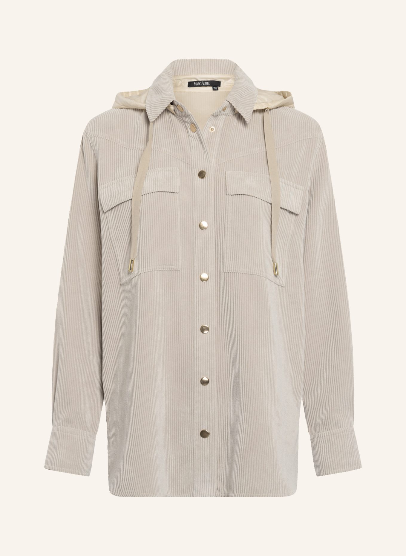 MARC AUREL Hemd: BEIGE
