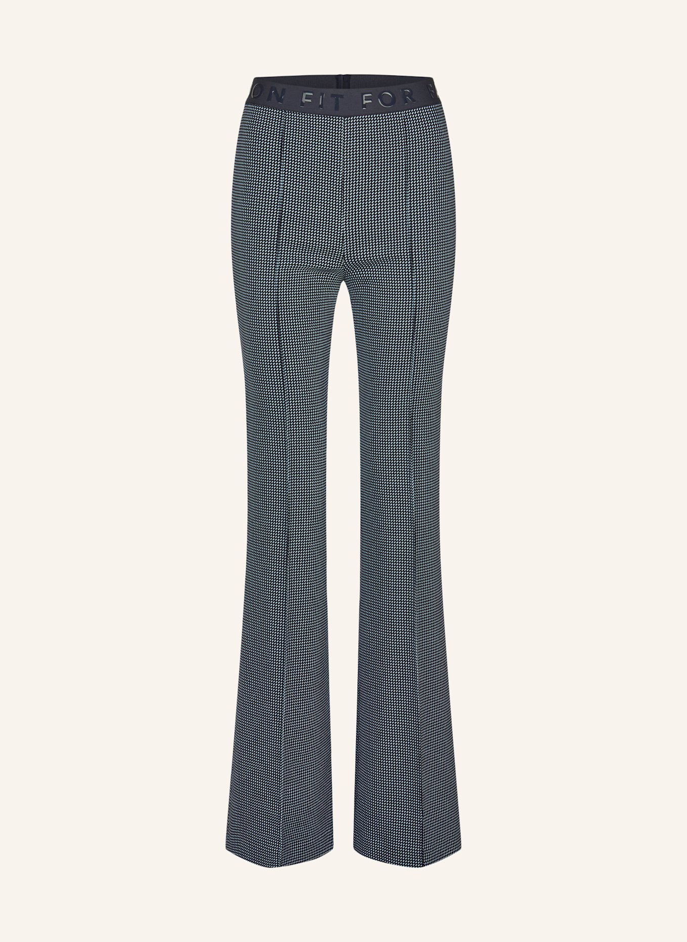 MARC AUREL Jacquard-Hose: BLAU