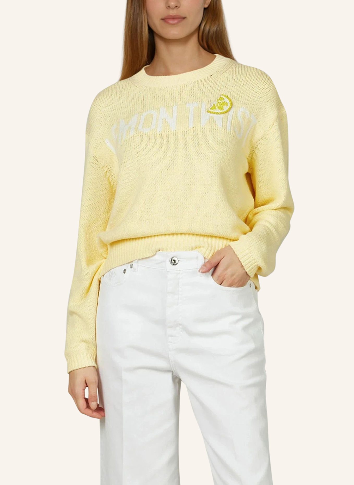 MARC AUREL Pullover: GELB