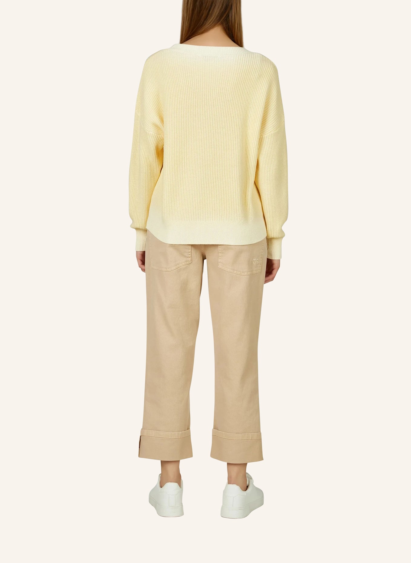MARC AUREL Pullover: GELB
