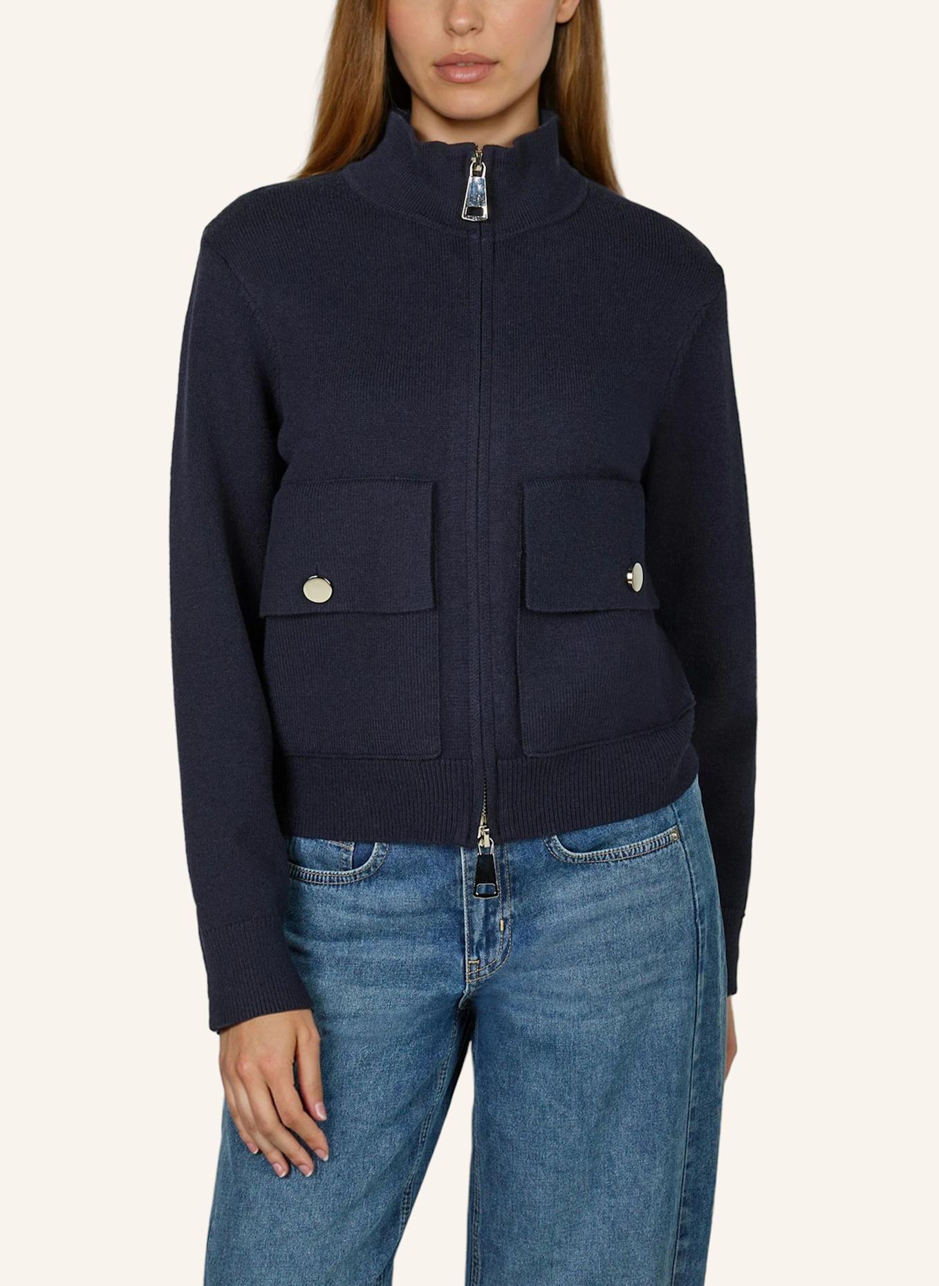 MARC AUREL Strickjacke: DUNKELBLAU