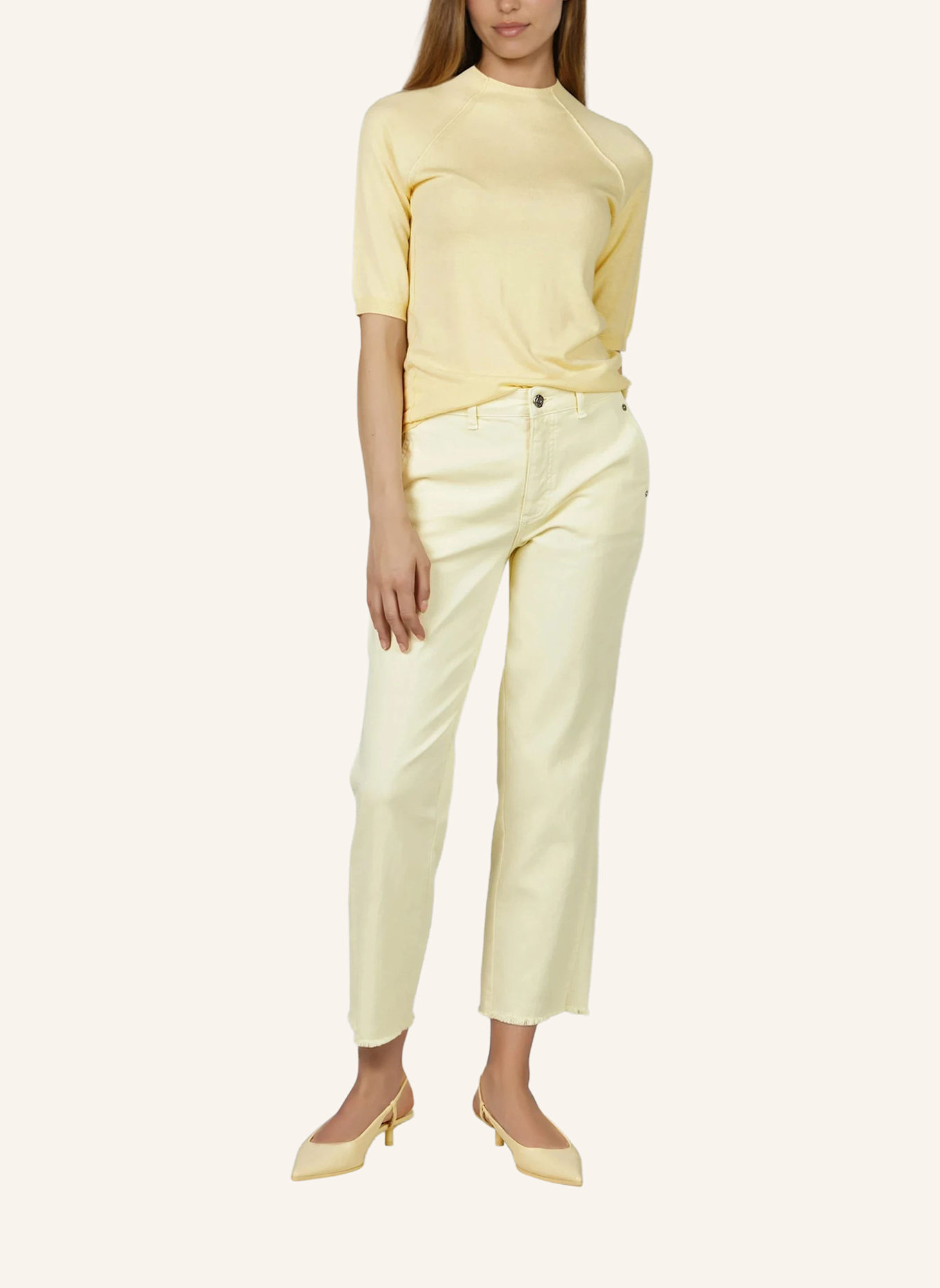 MARC AUREL Boyfriend Jeans: GELB