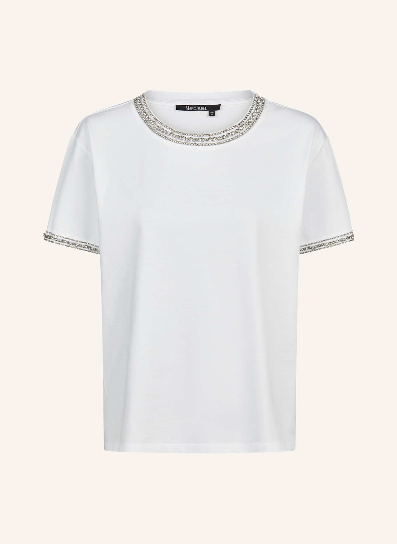 MARC AUREL Shirt: WEISS