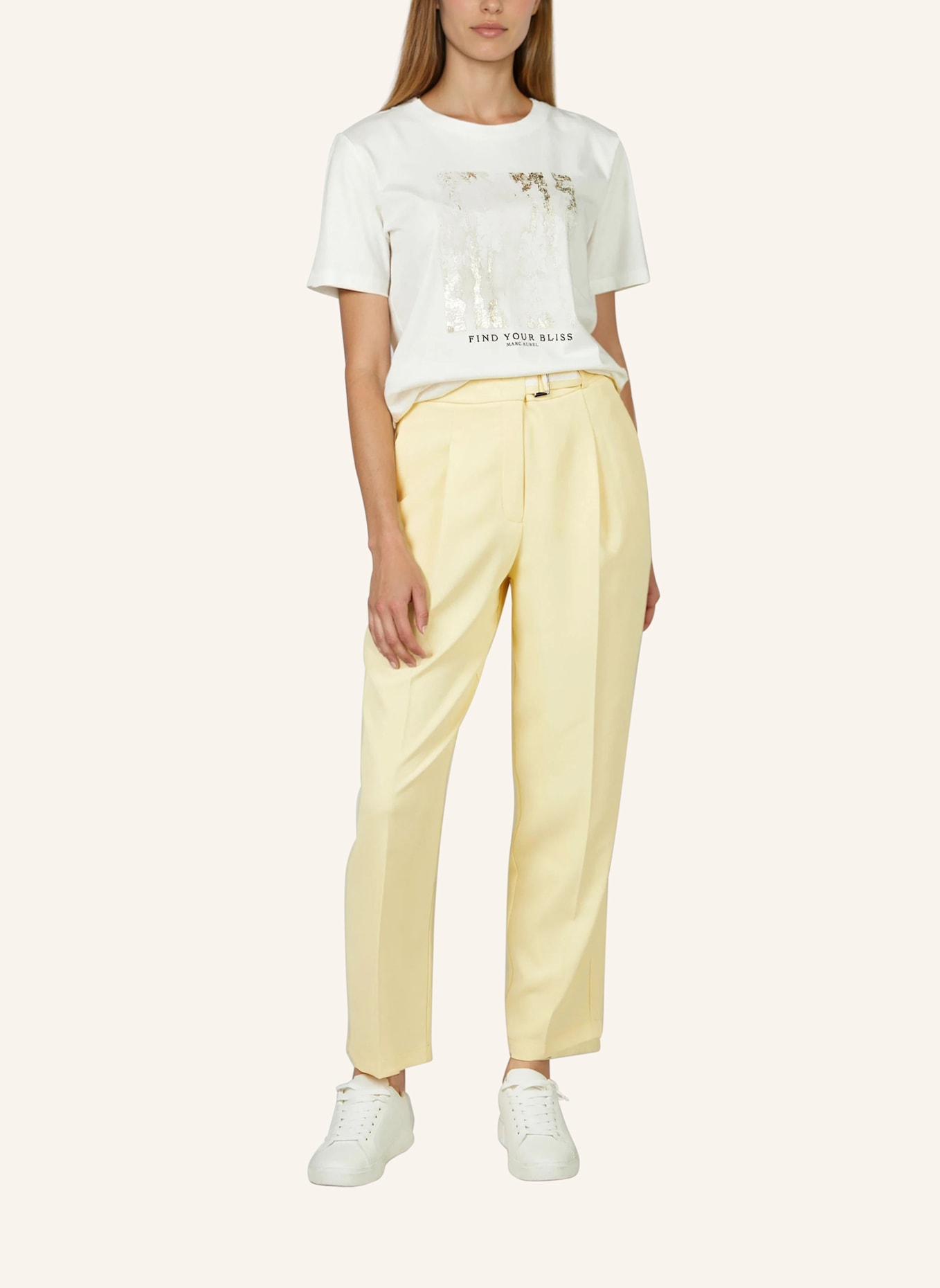 MARC AUREL Shirt: WEISS