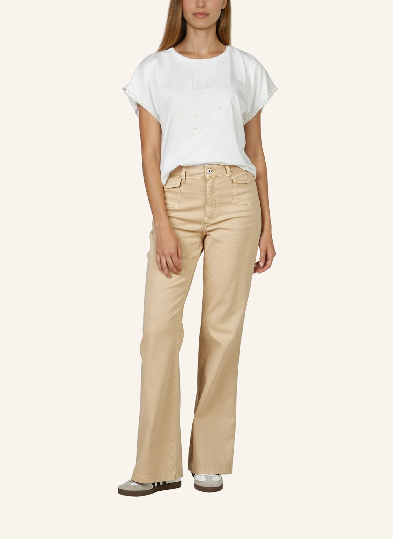 MARC AUREL Shirt: WEISS