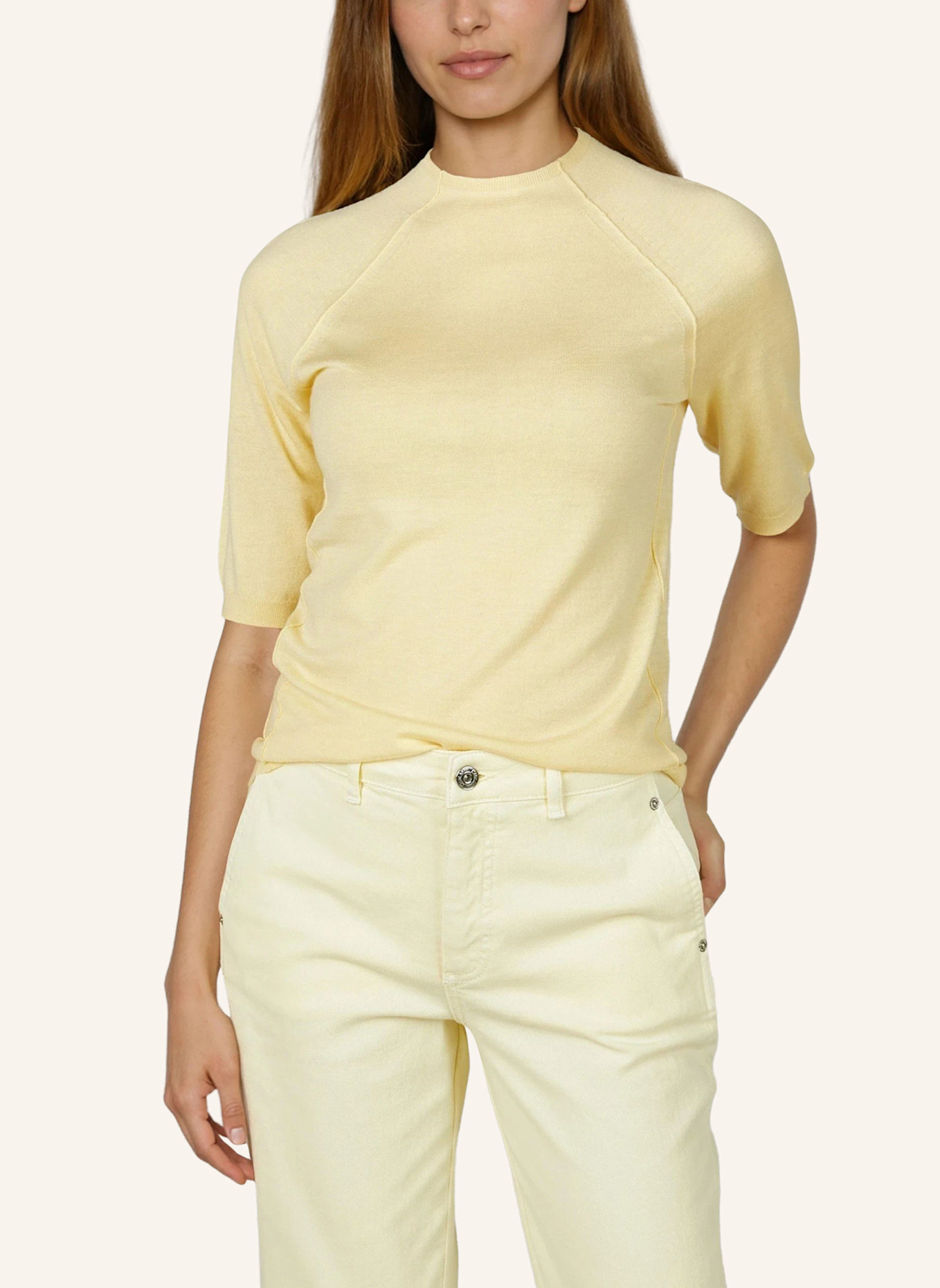 MARC AUREL Turtleneck Pullover: GELB