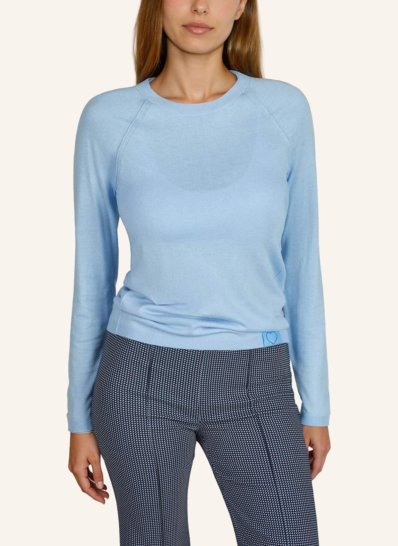 MARC AUREL Pullover: HELLBLAU