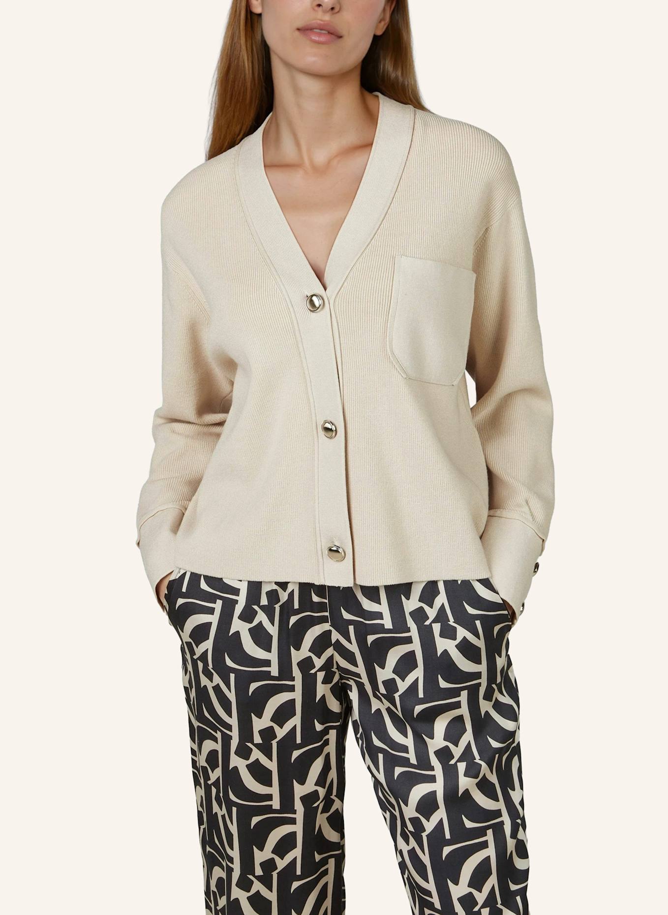 MARC AUREL Strickjacke: TAUPE