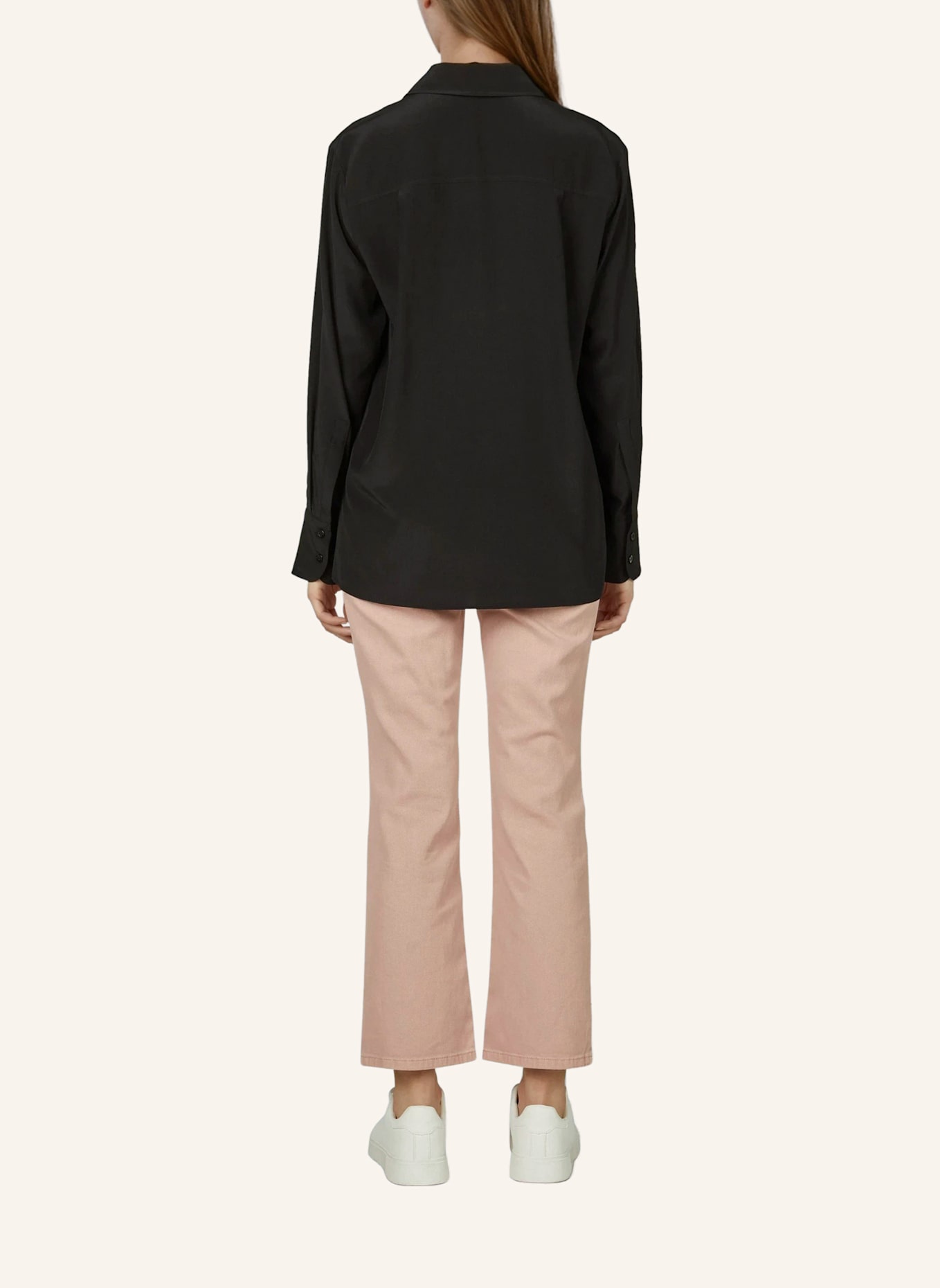 MARC AUREL Bluse: SCHWARZ
