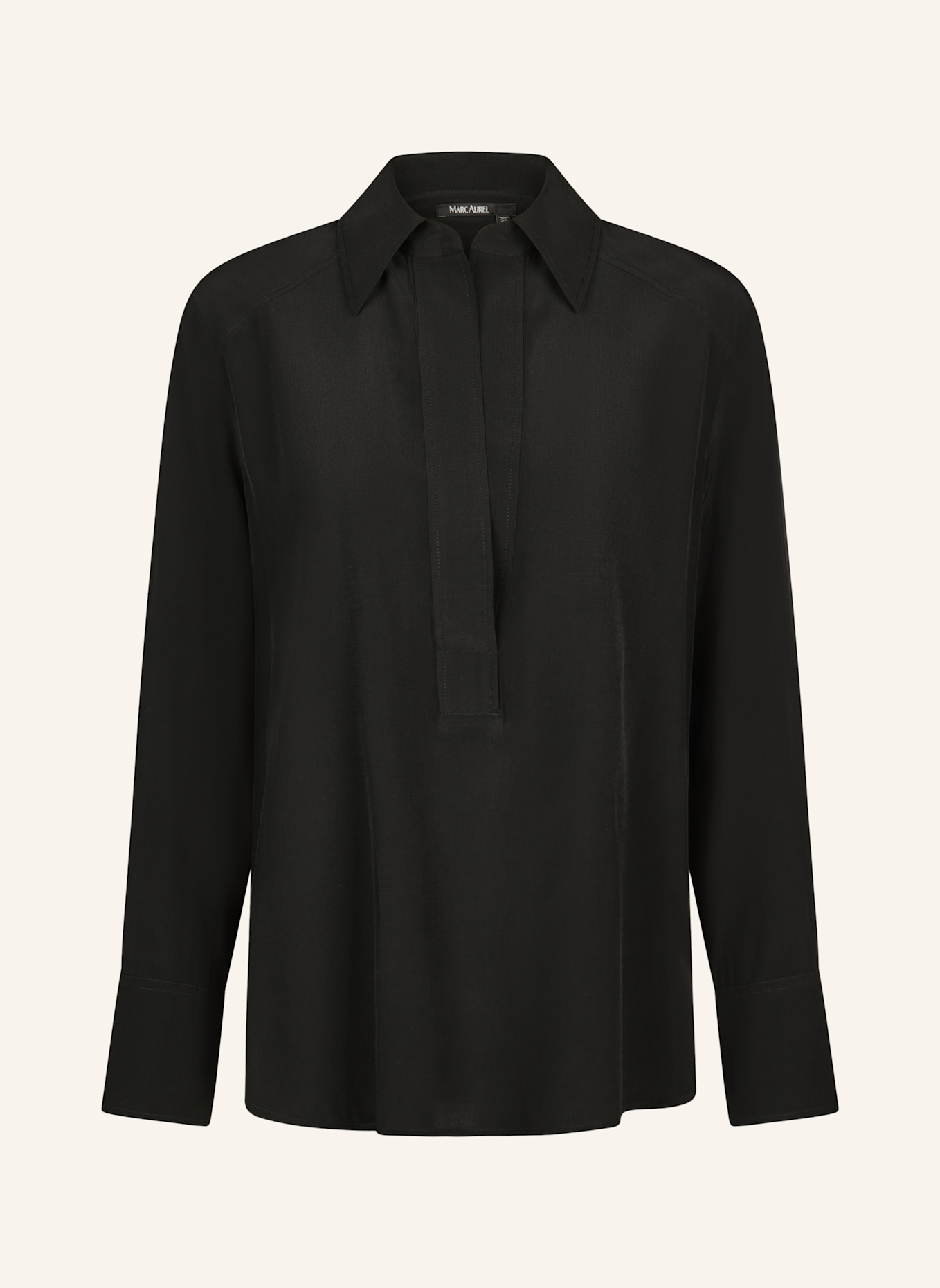 MARC AUREL Bluse: SCHWARZ