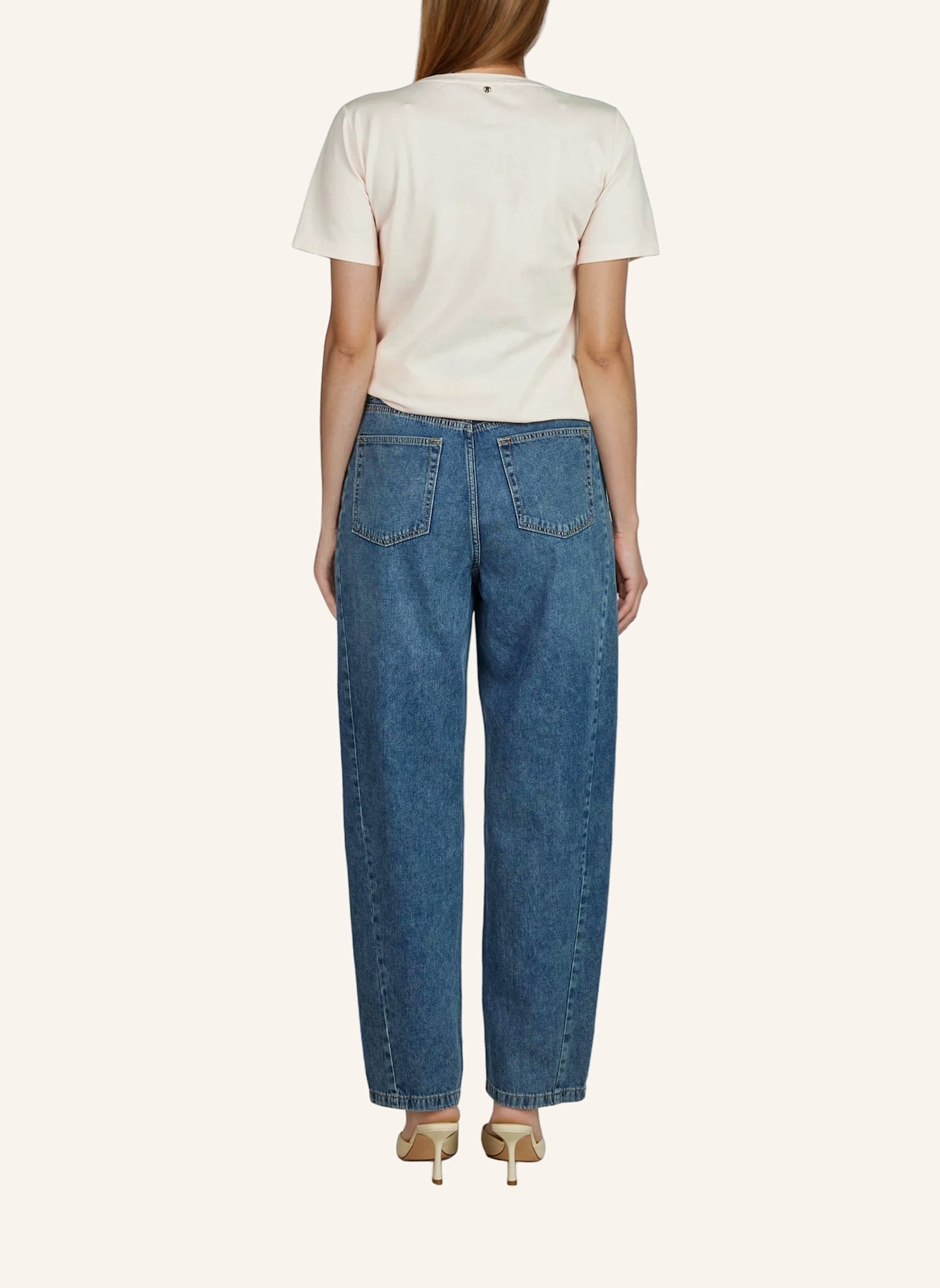 MARC AUREL T-Shirt mit Schmucksteinen: ROSA