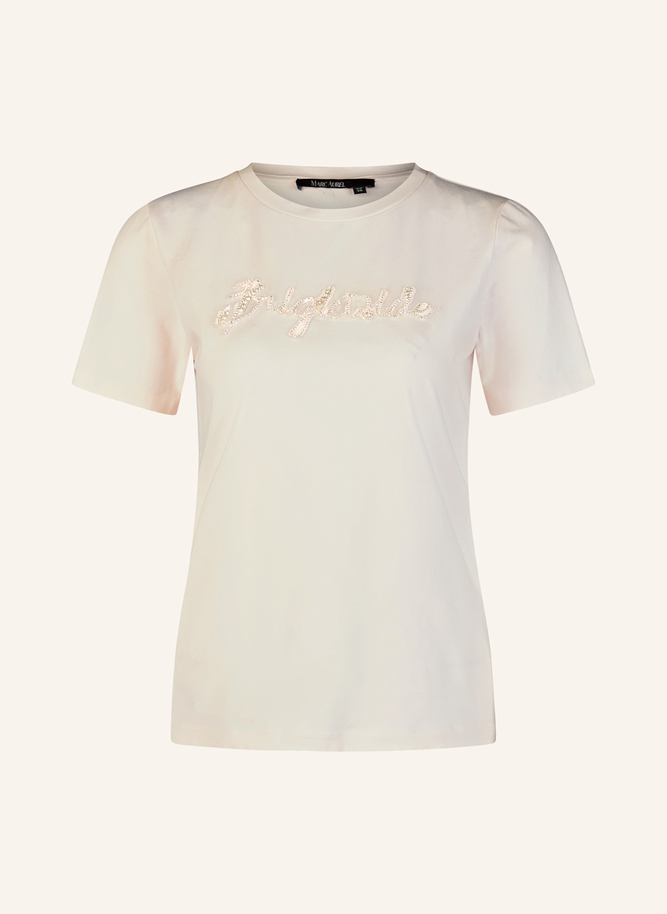 MARC AUREL T-Shirt mit Schmucksteinen: ROSA