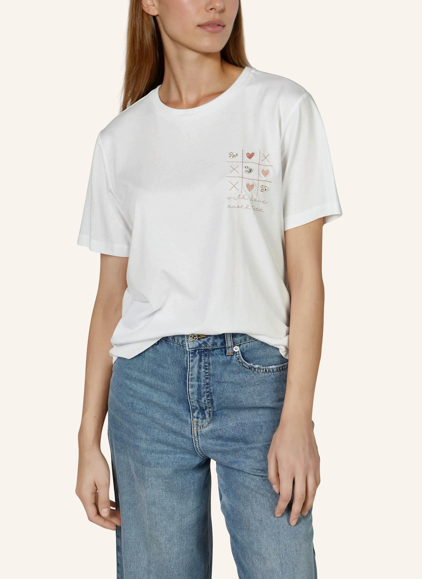 MARC AUREL Shirt: WEISS