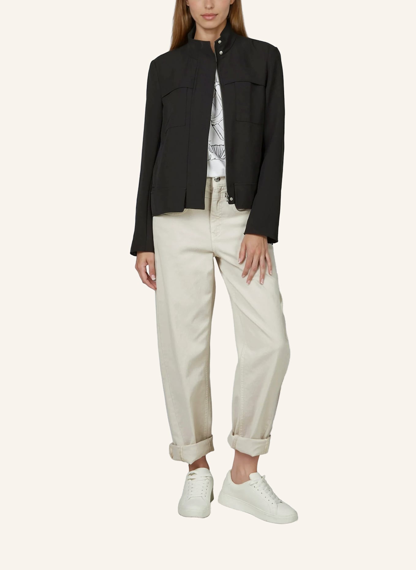 MARC AUREL Jacke: SCHWARZ