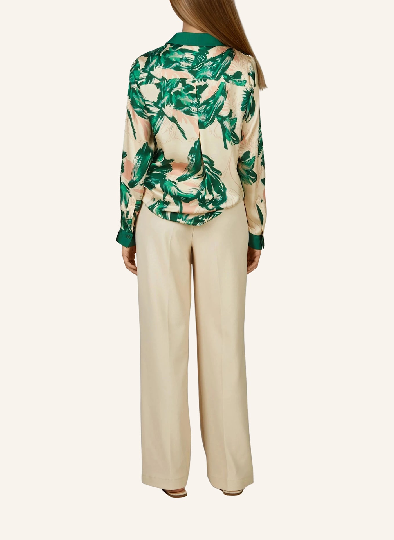 MARC AUREL Hemdbluse: GRÜN