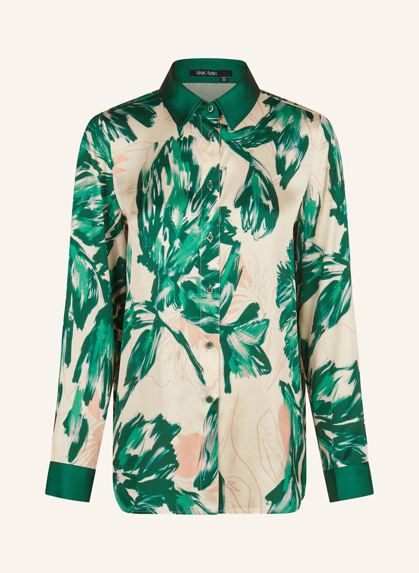 MARC AUREL Hemdbluse: GRÜN