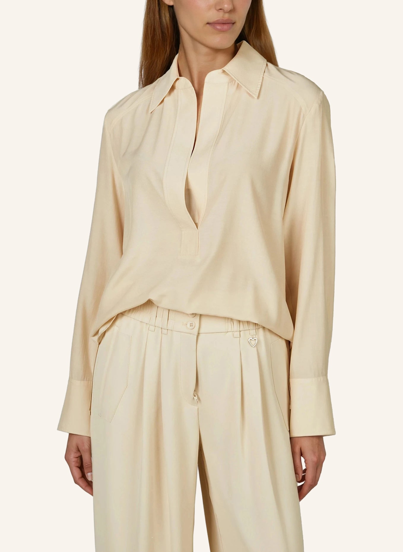 MARC AUREL Bluse: CREME