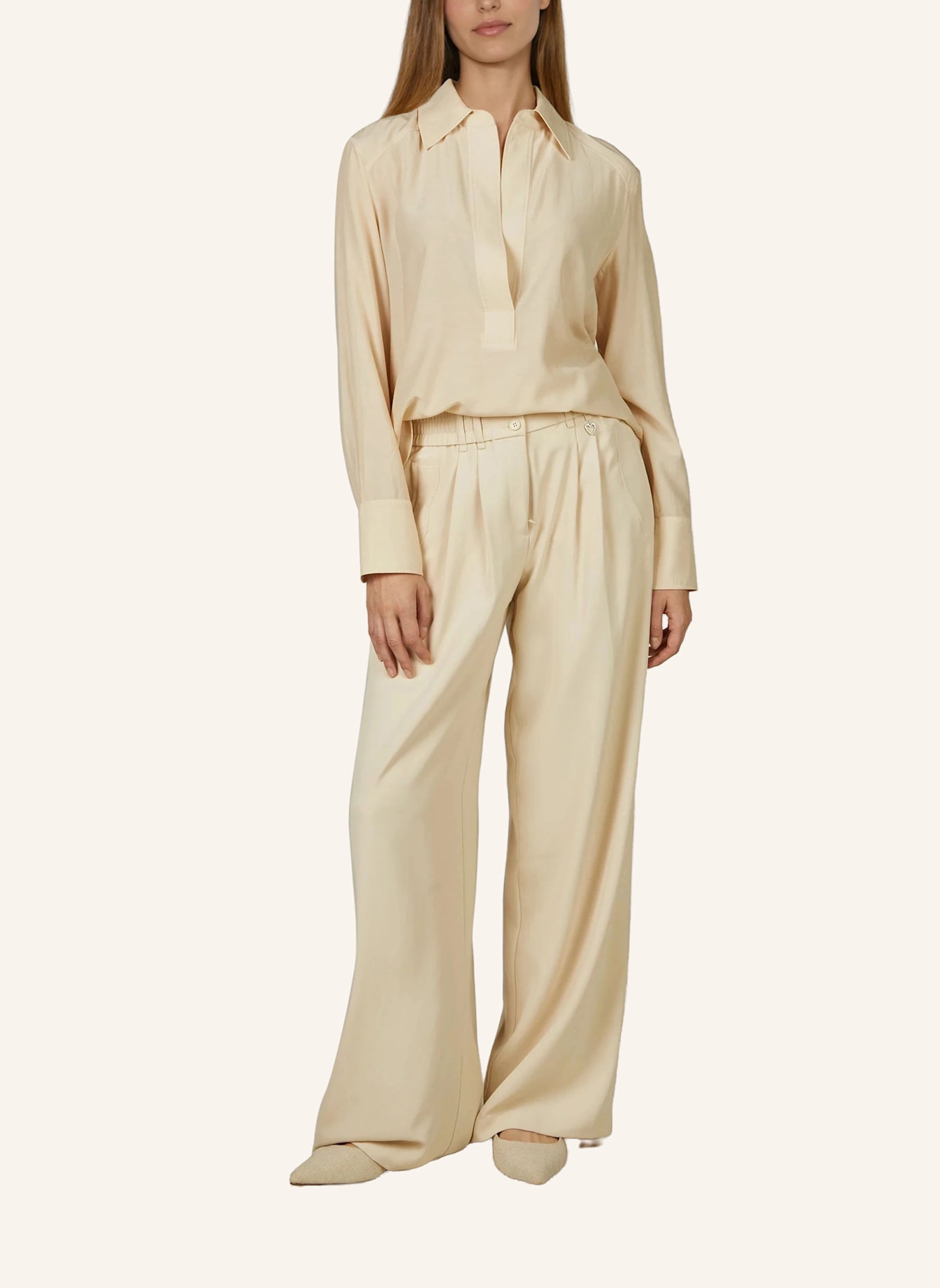 MARC AUREL Bluse: CREME