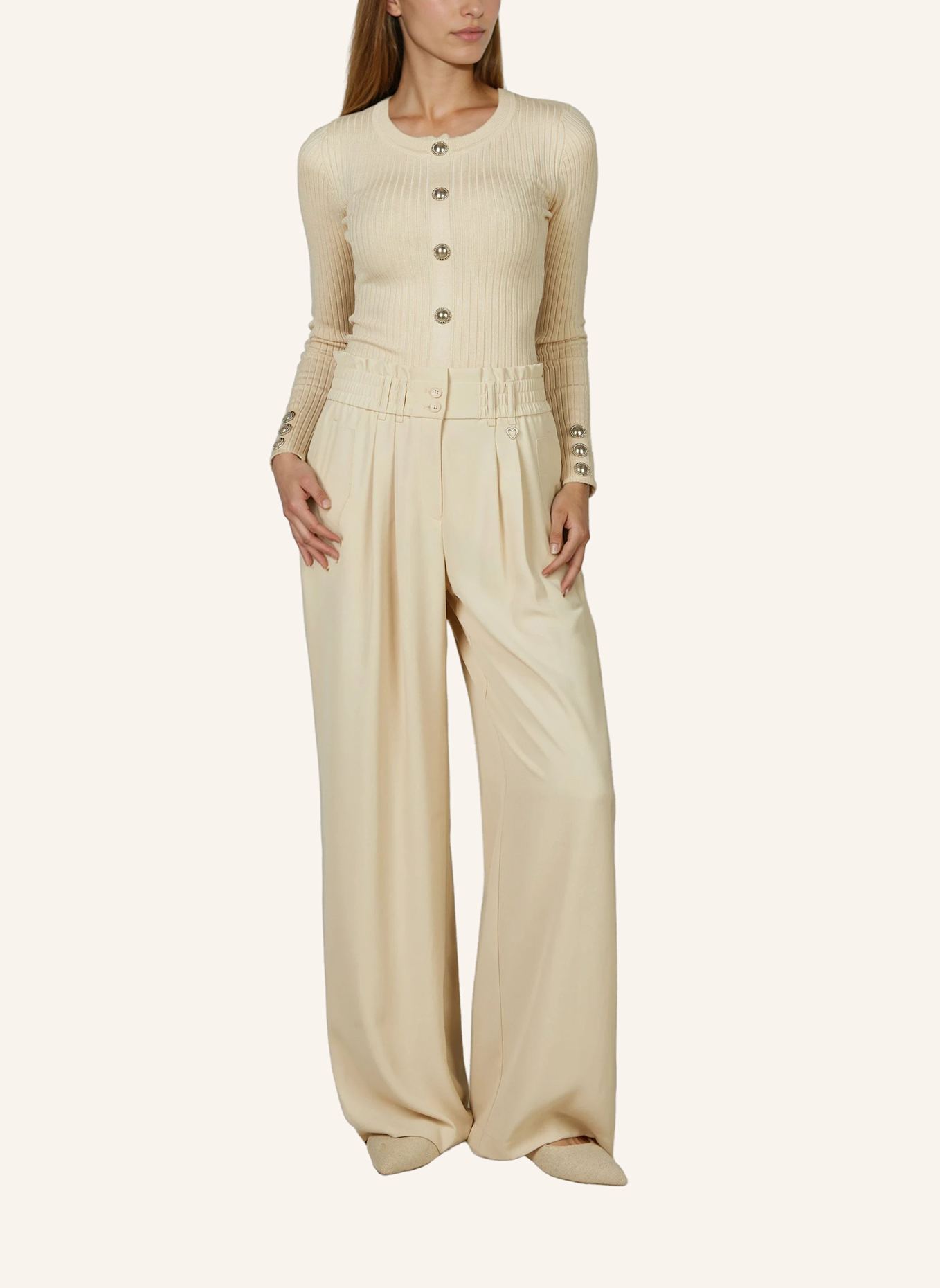 MARC AUREL Pullover: CREME