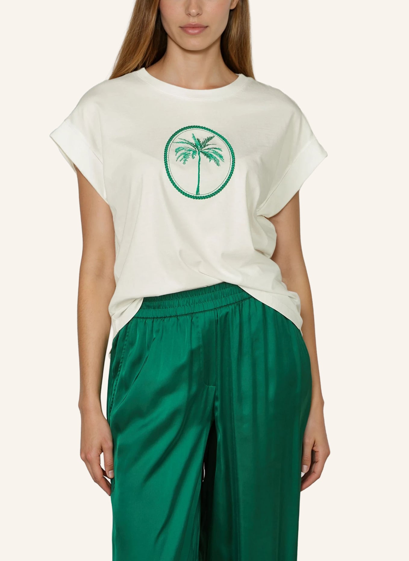 MARC AUREL Shirt: WEISS