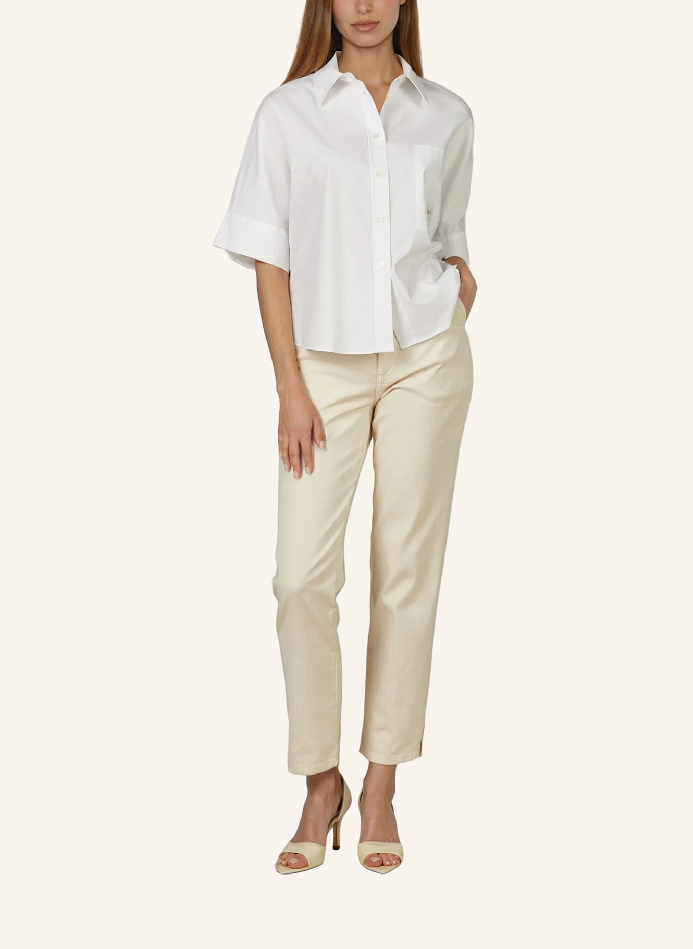 MARC AUREL Jeans: CREME