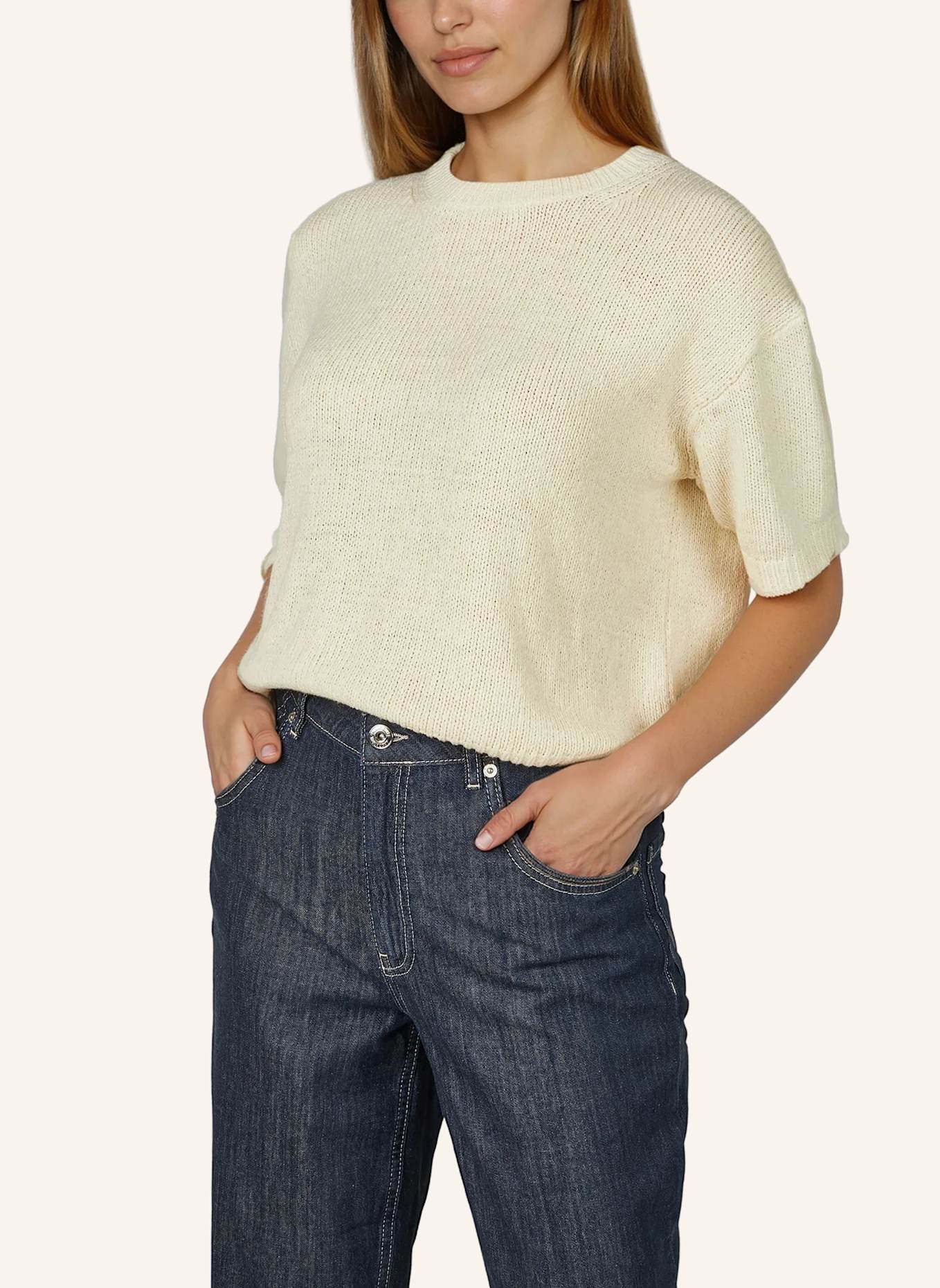 MARC AUREL Pullover: WEISS