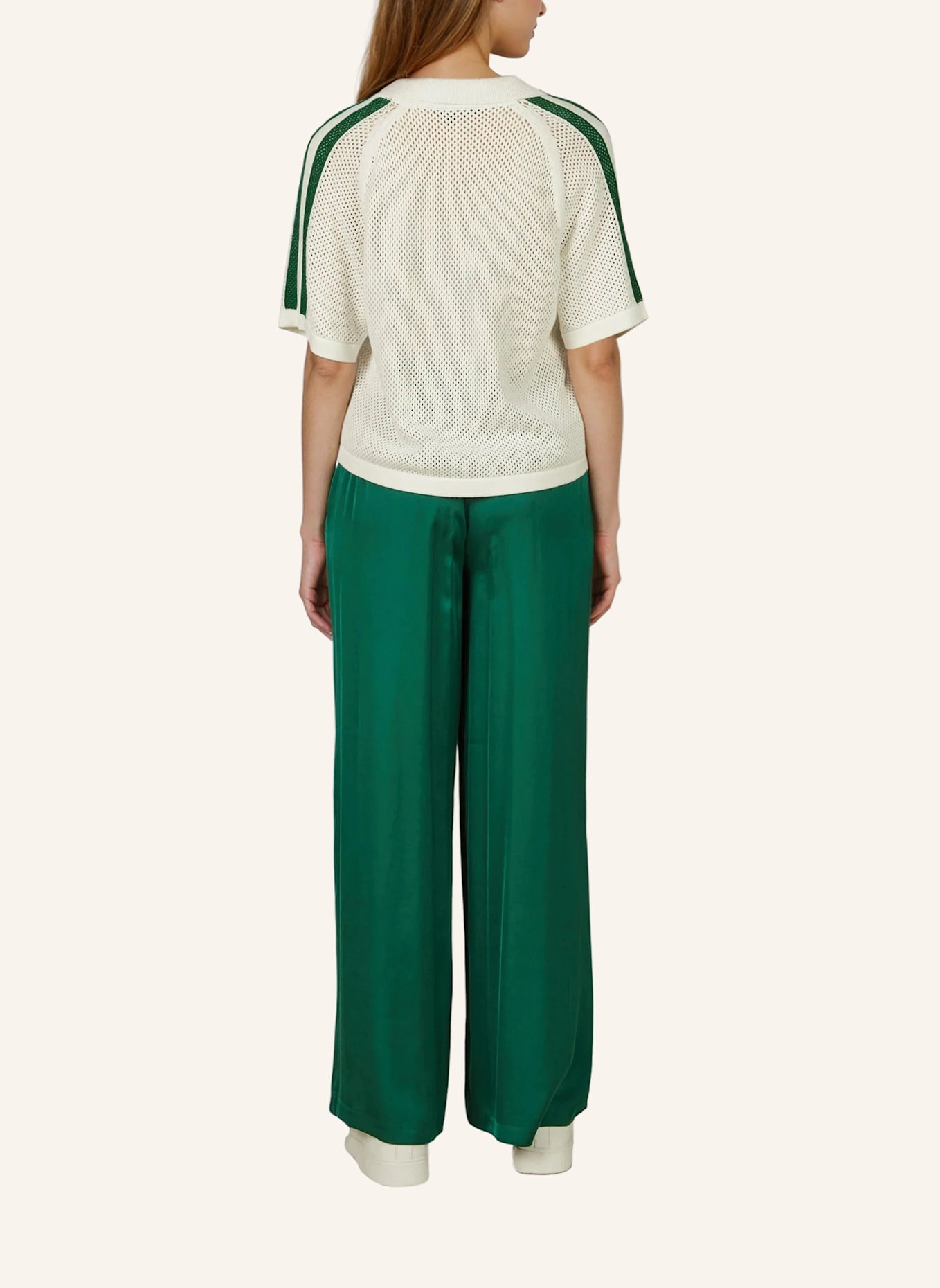 MARC AUREL Pyjamahose: DUNKELGRÜN