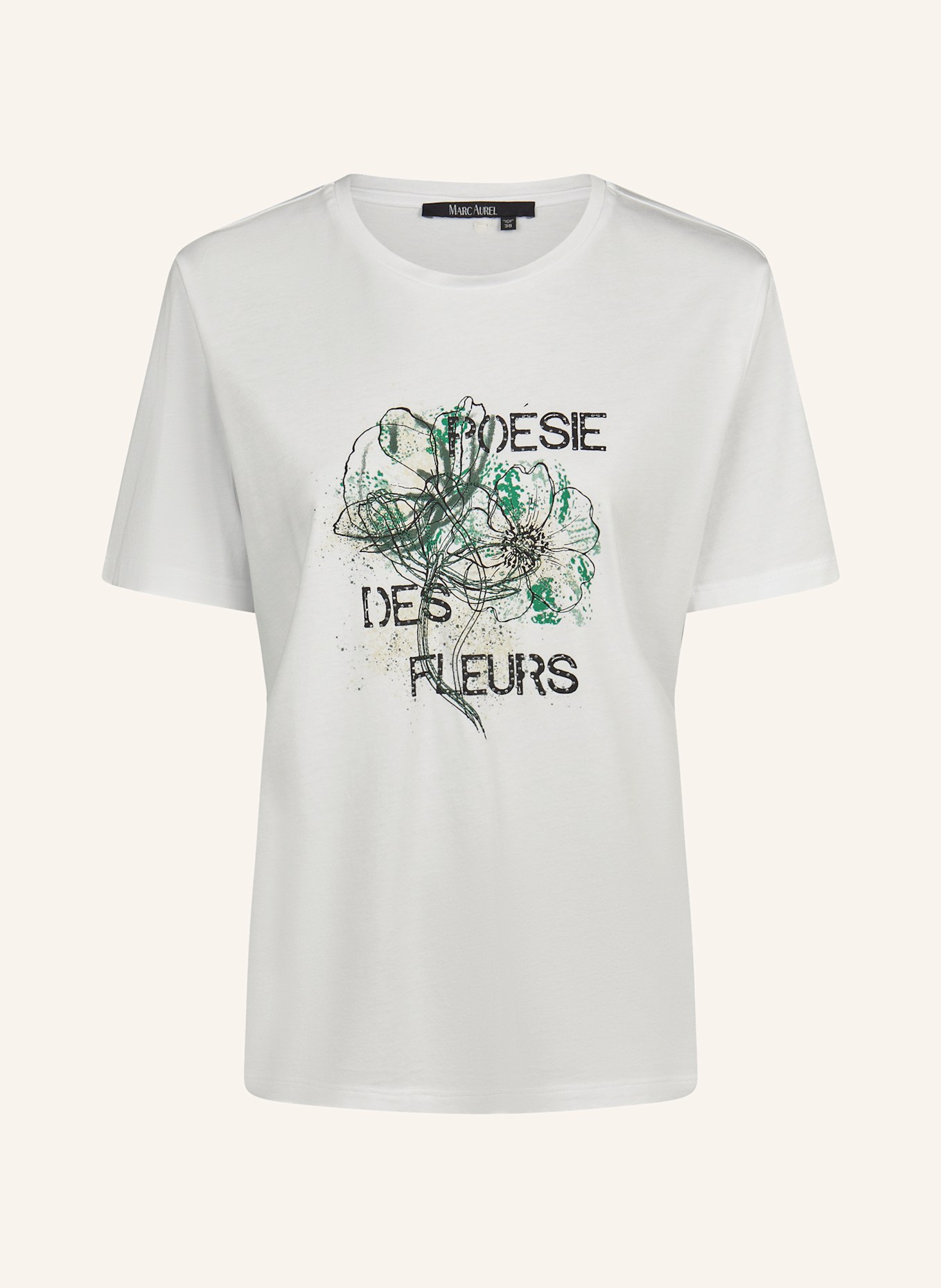 MARC AUREL Shirt: WEISS