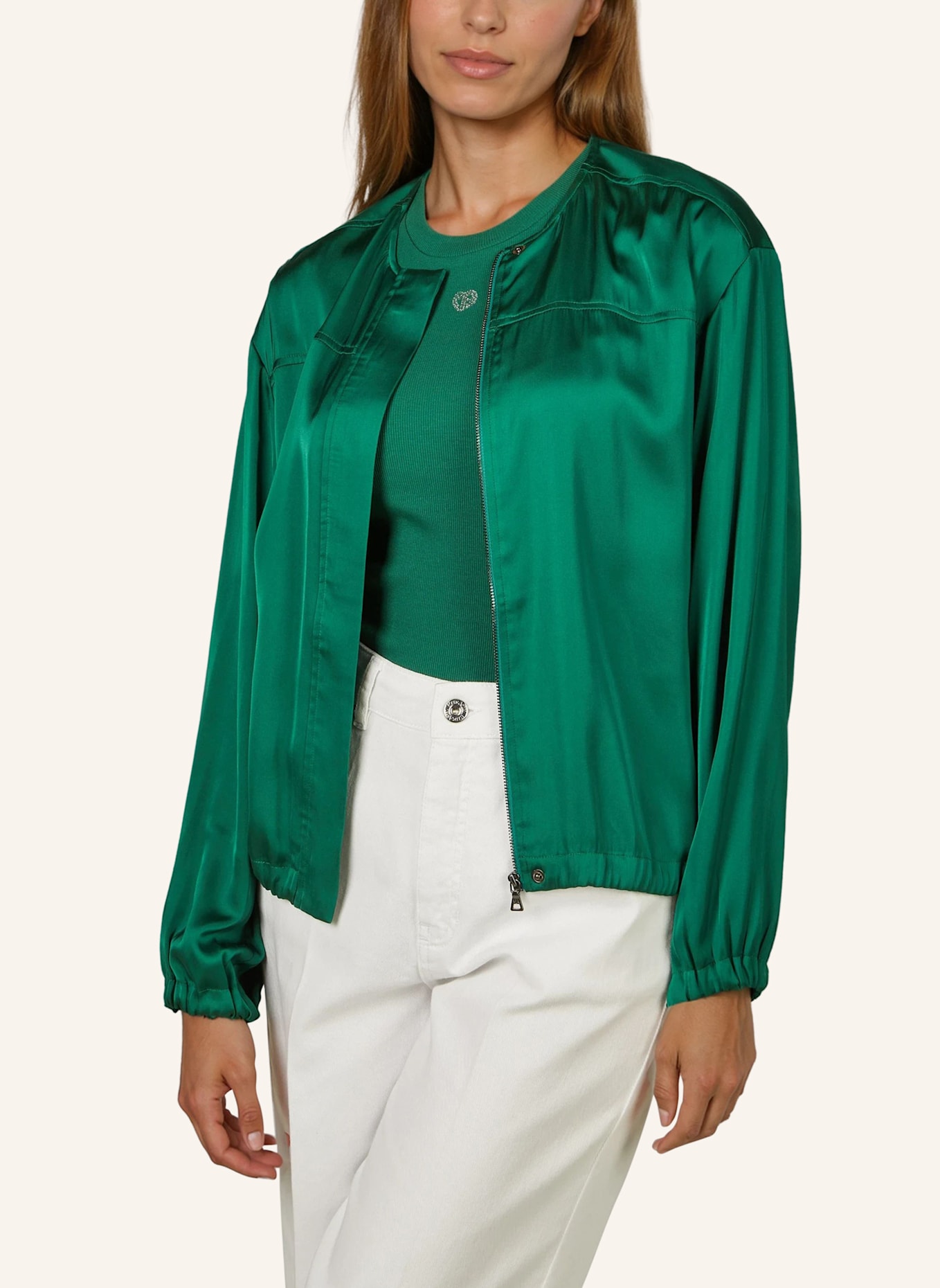 MARC AUREL Blouson: DUNKELGRÜN