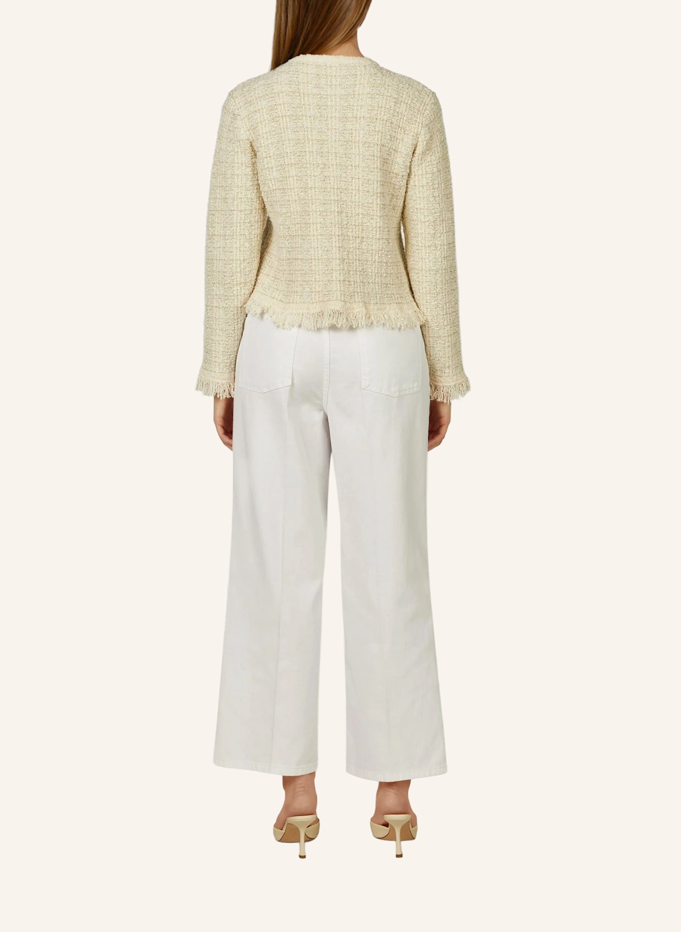 MARC AUREL Strickjacke: CREME