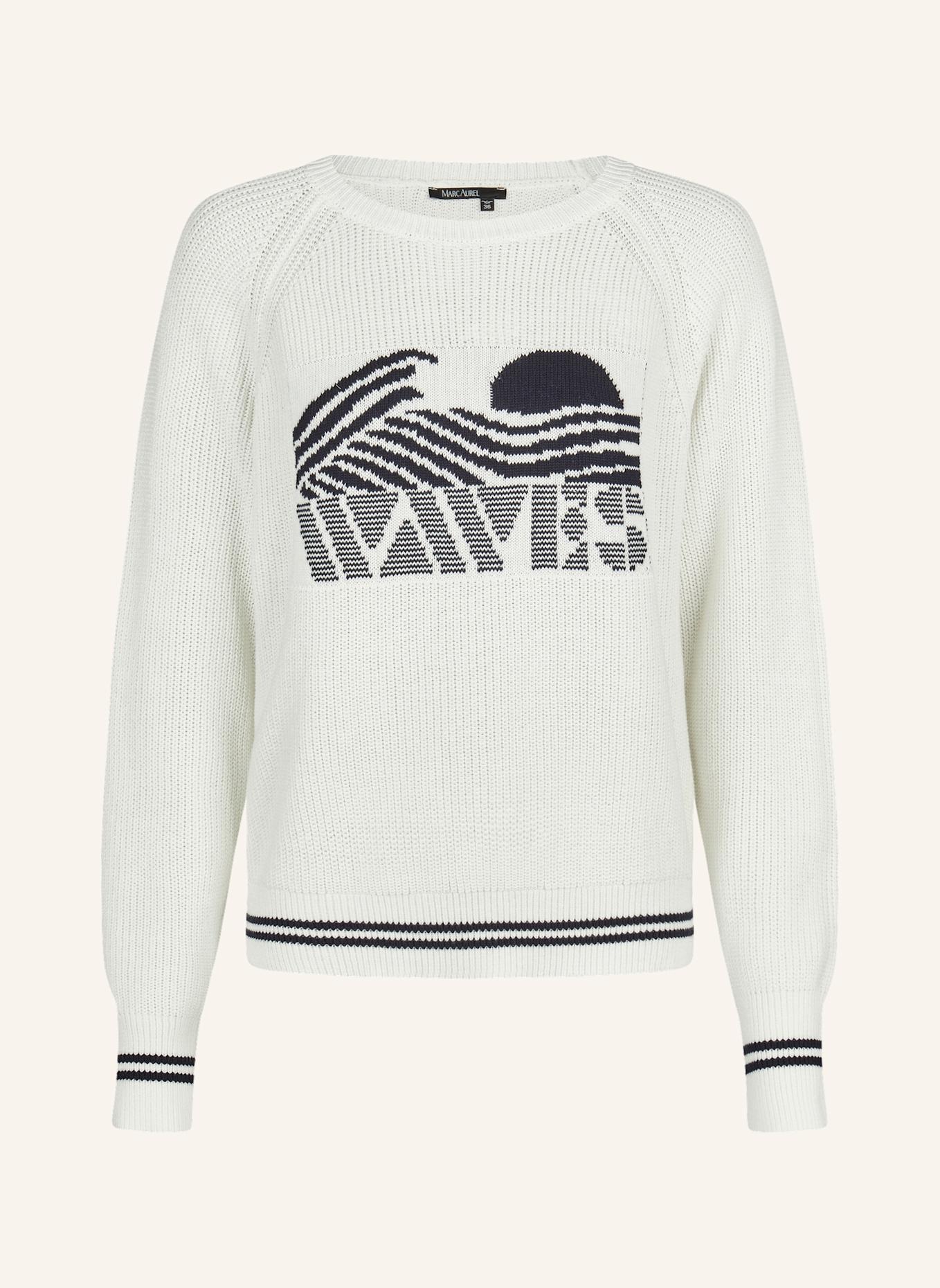 MARC AUREL Pullover: WEISS