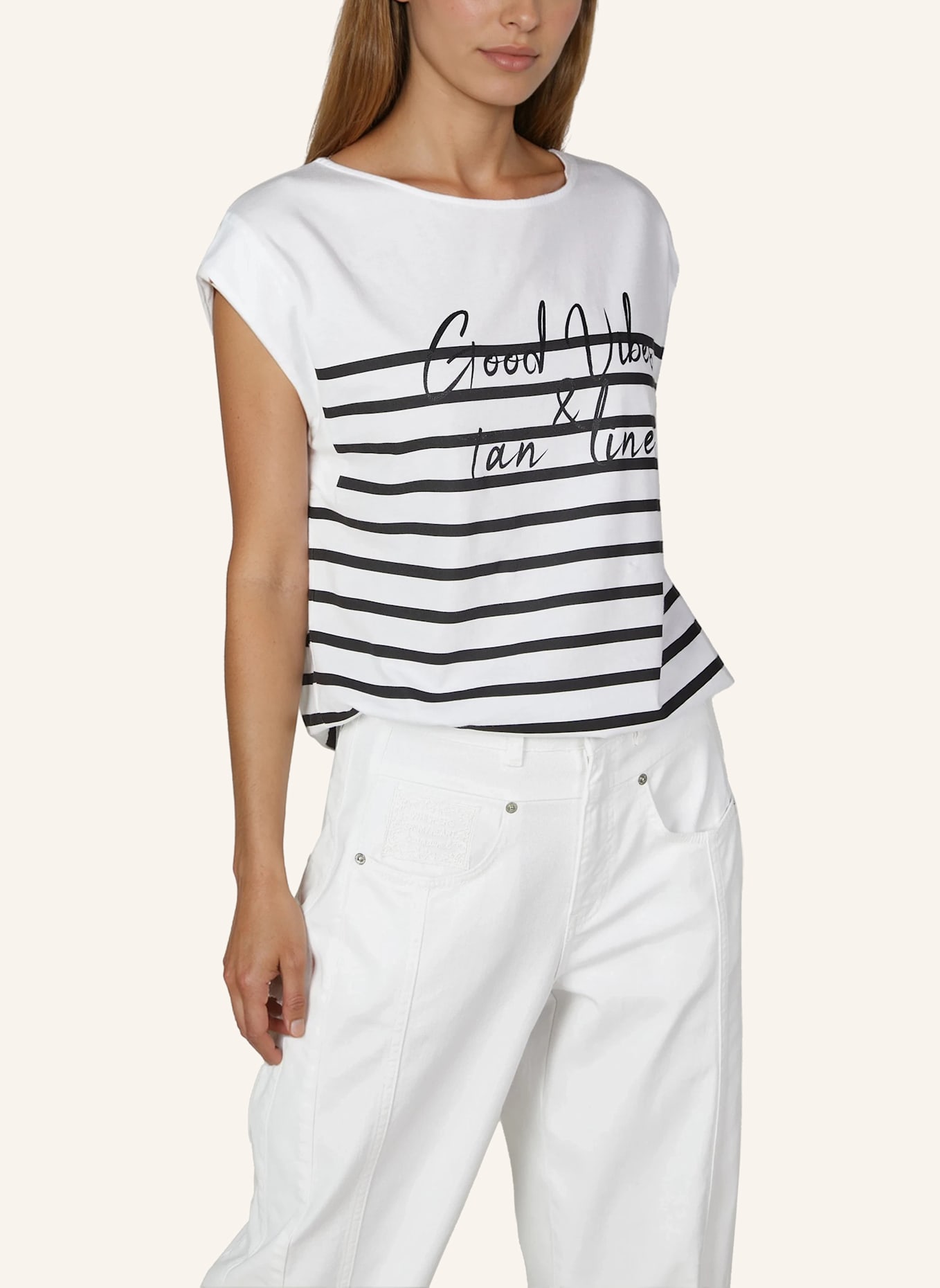 MARC AUREL Shirt: WEISS