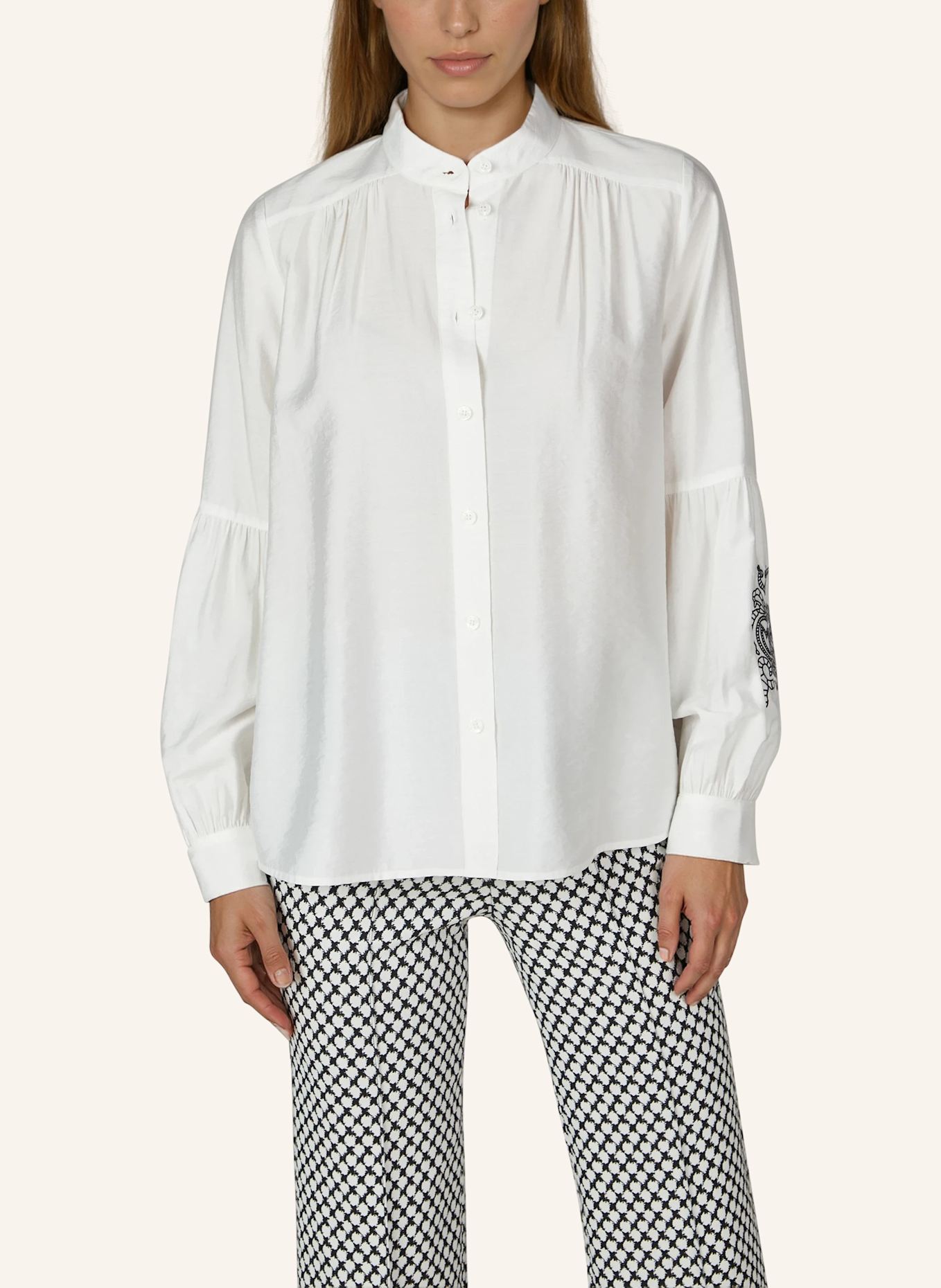 MARC AUREL Bluse: WEISS