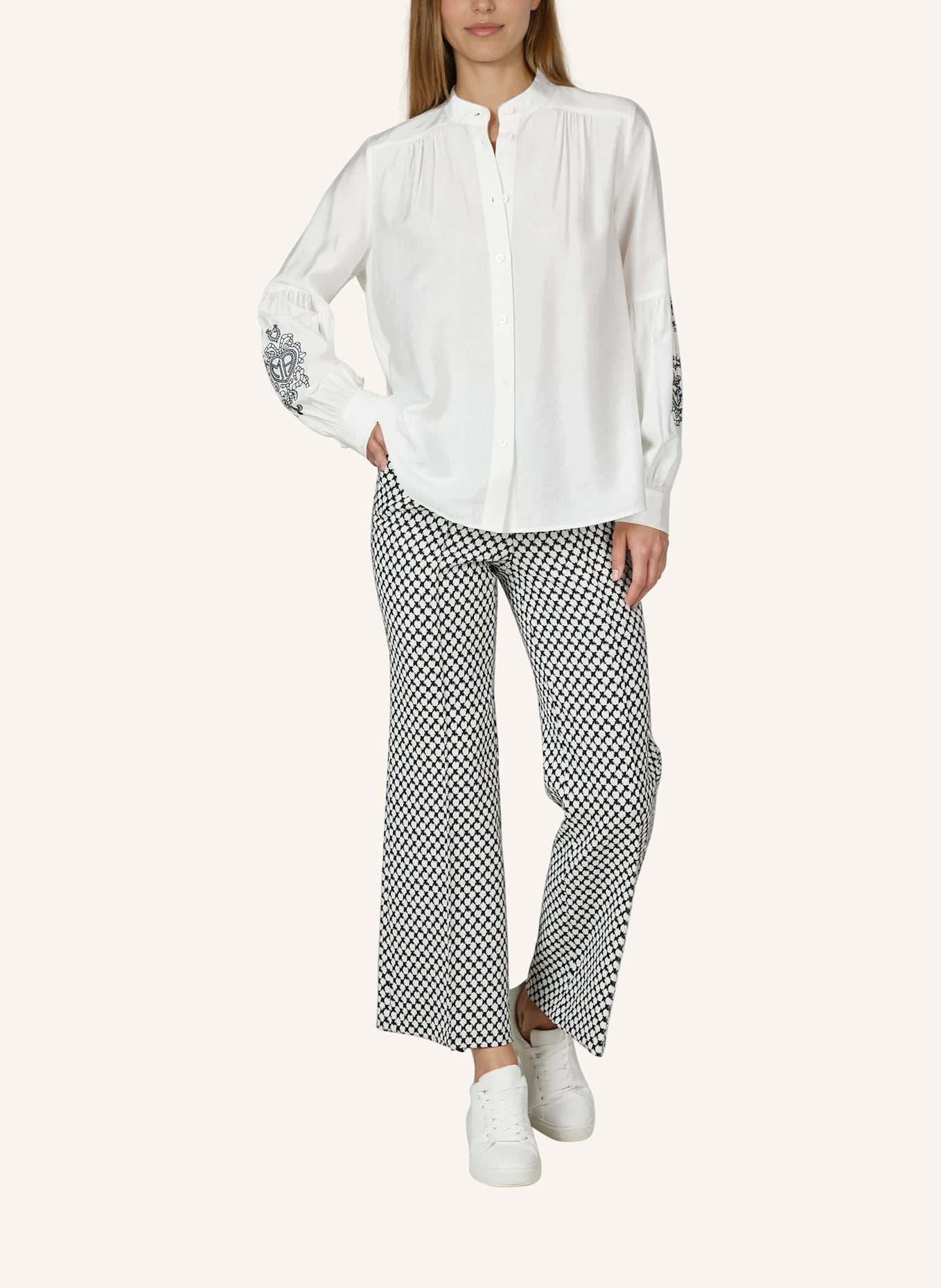 MARC AUREL Bluse: WEISS