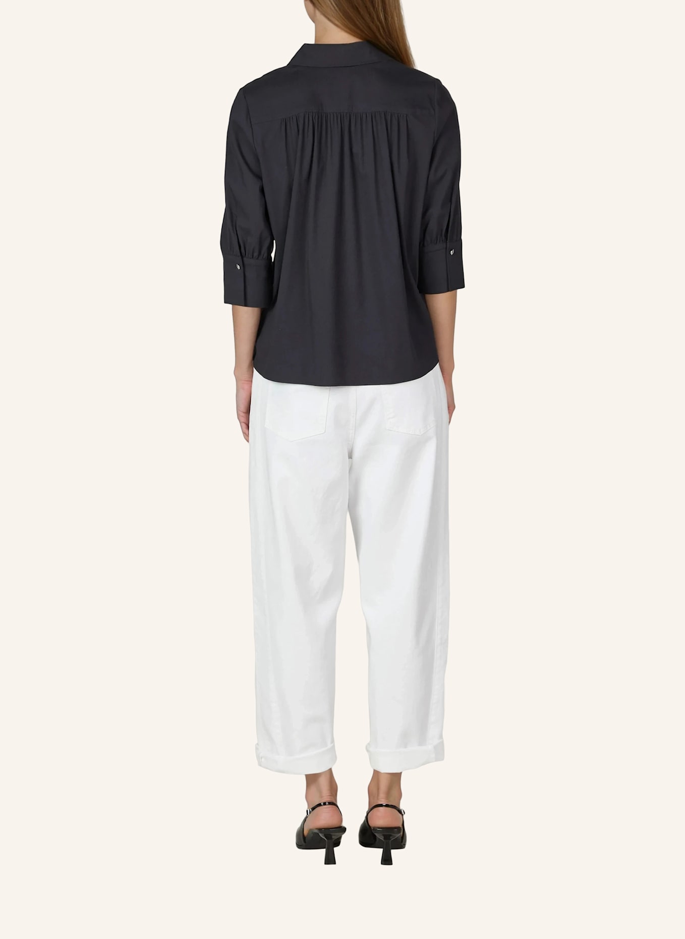 MARC AUREL Hemd: SCHWARZ