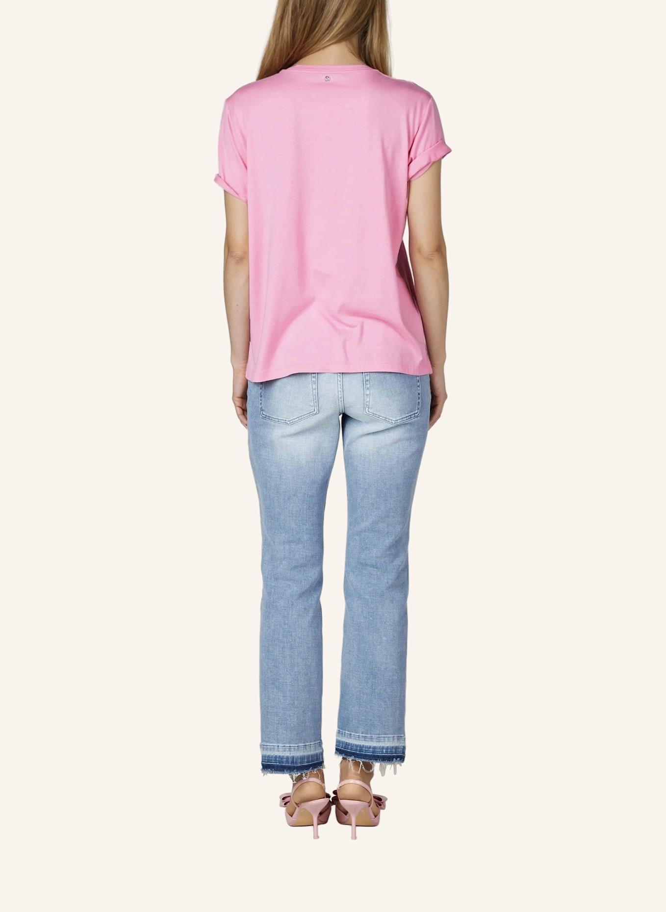 MARC AUREL Flared Jeans: BLAU