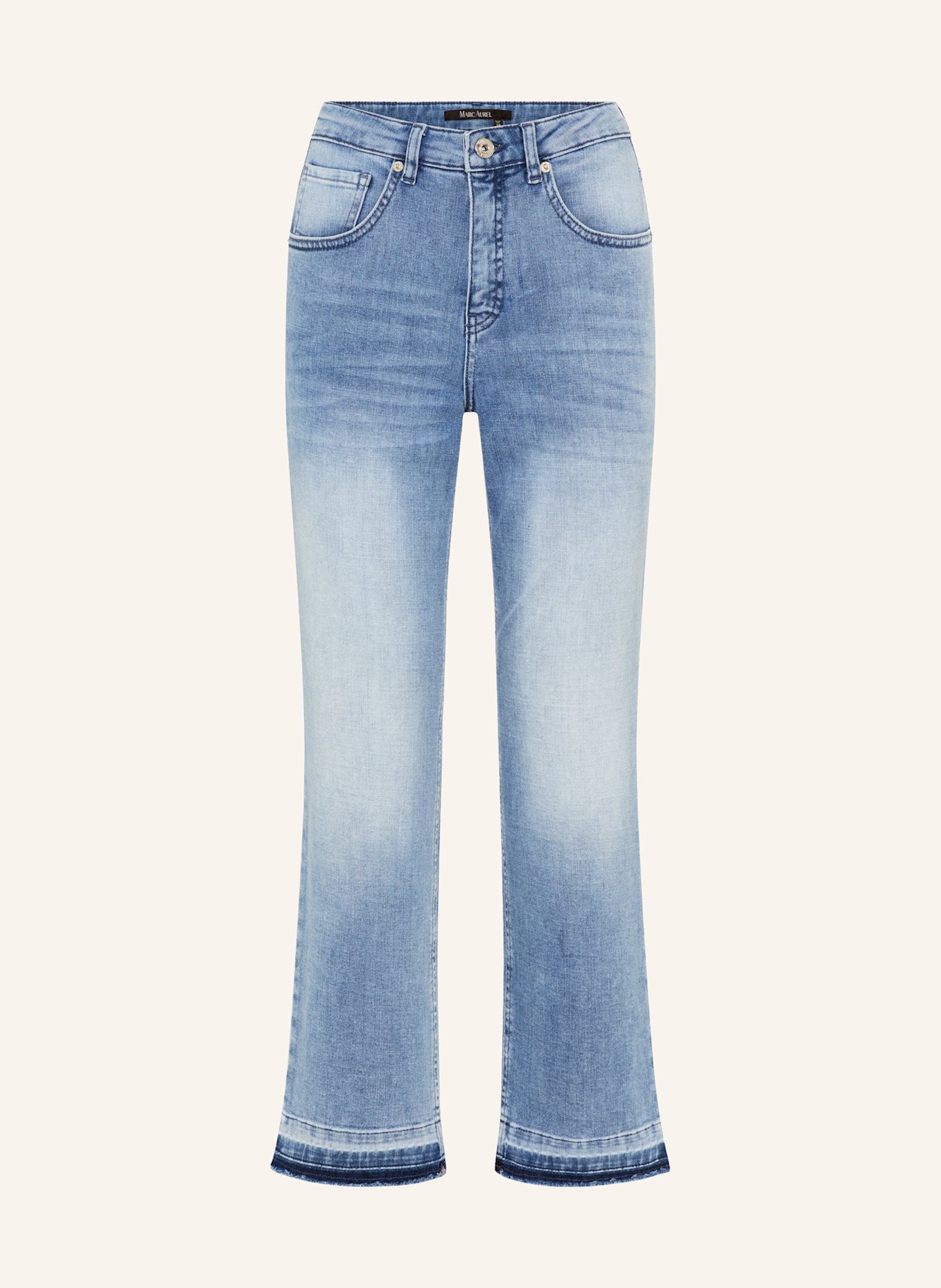 MARC AUREL Flared Jeans: BLAU