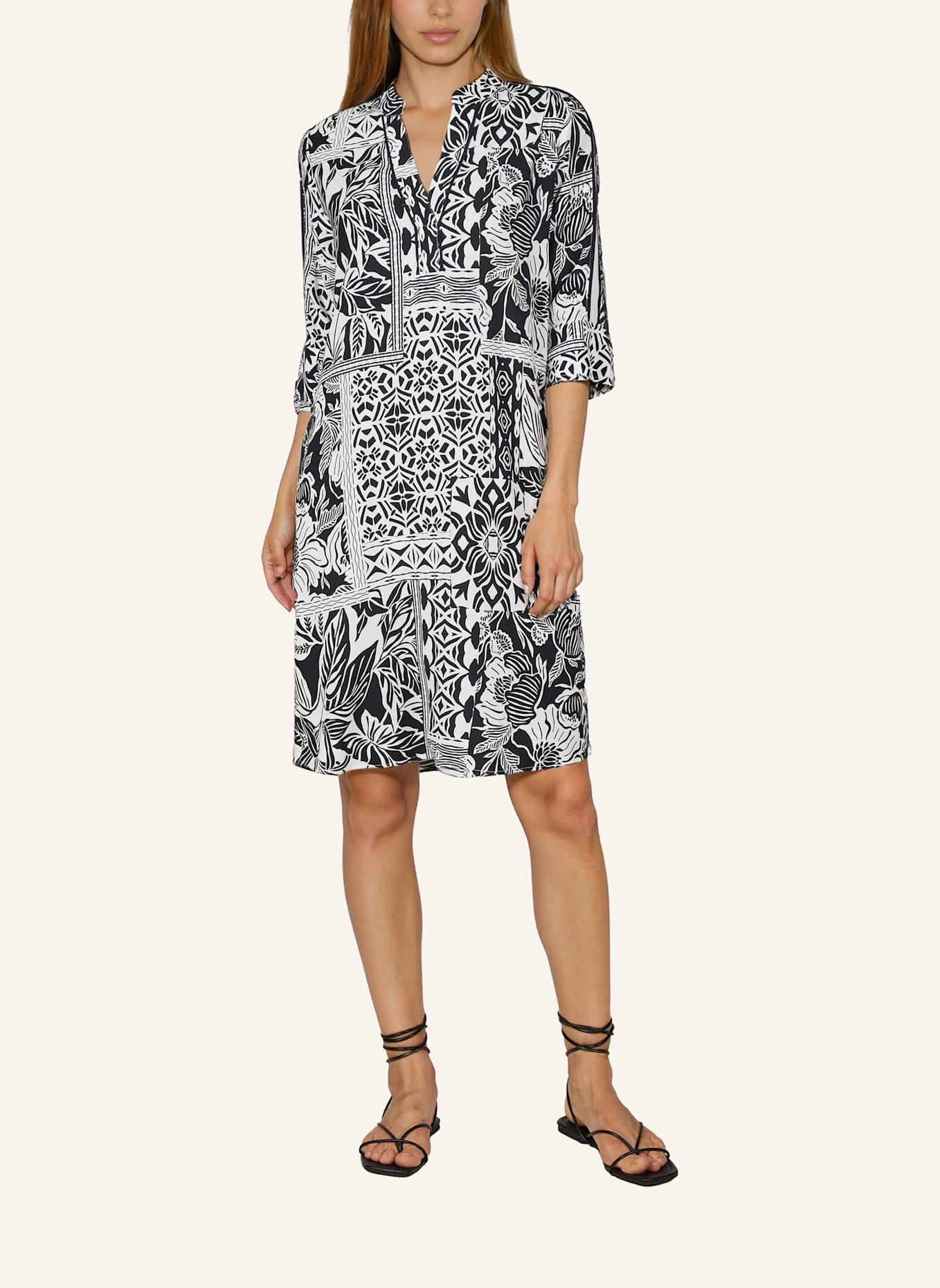 MARC AUREL Kleid: SCHWARZ